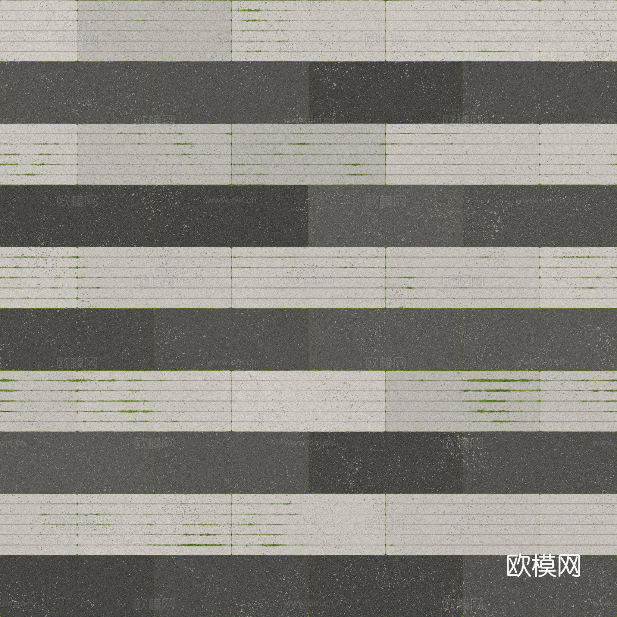 无缝地砖石板砖广场砖水泥砖铺路砖户外砖 PBR材质贴图 2k