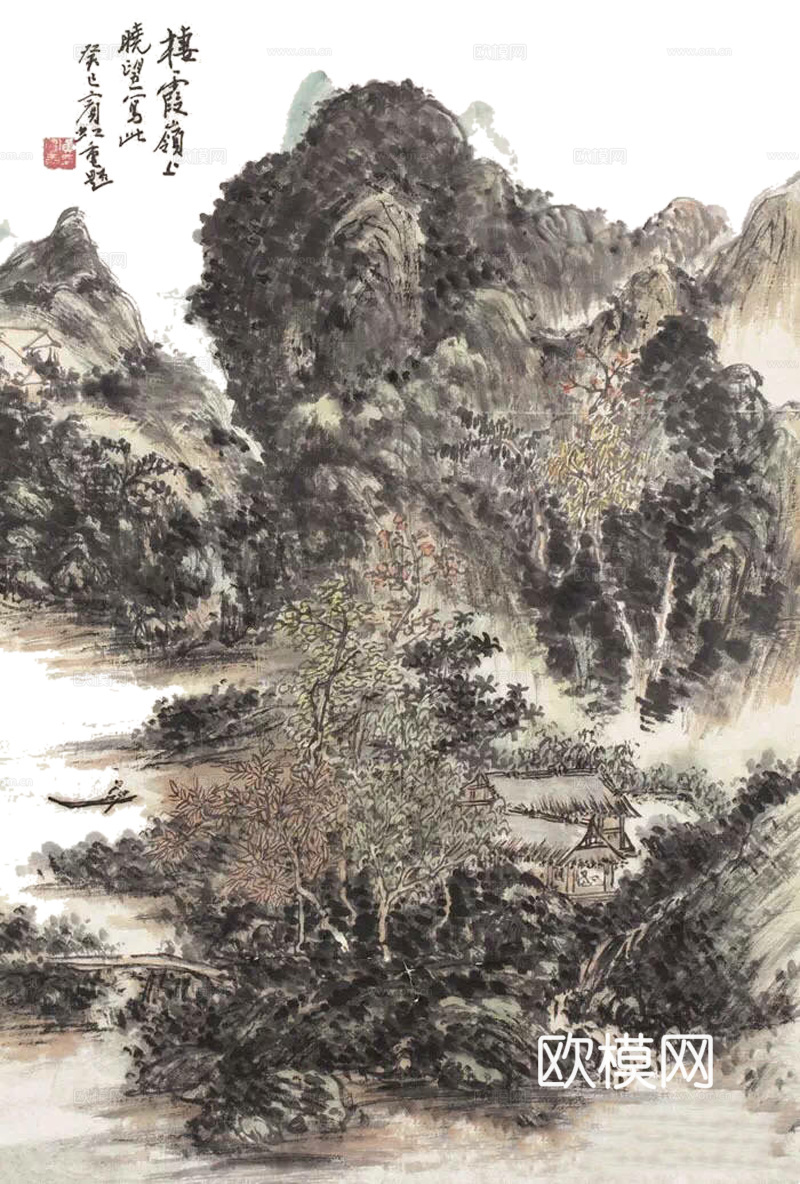 高清中式装饰画