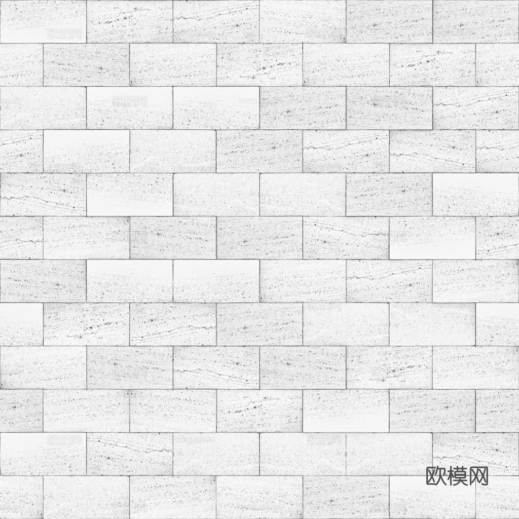 无缝地砖石板砖广场砖水泥砖铺路砖户外砖 PBR材质贴图 1k