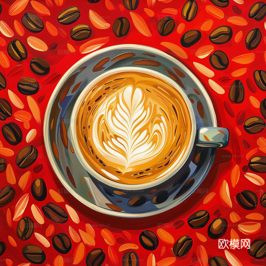 咖啡壁纸 花纹壁纸 卡通壁纸 壁纸