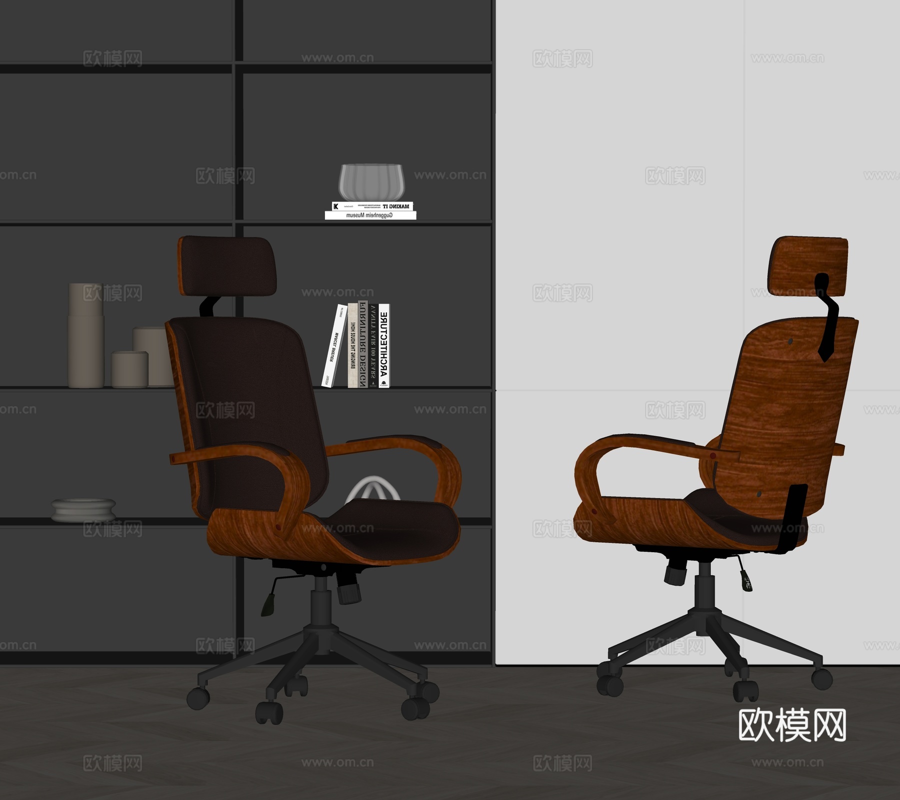 现代办公椅su模型
