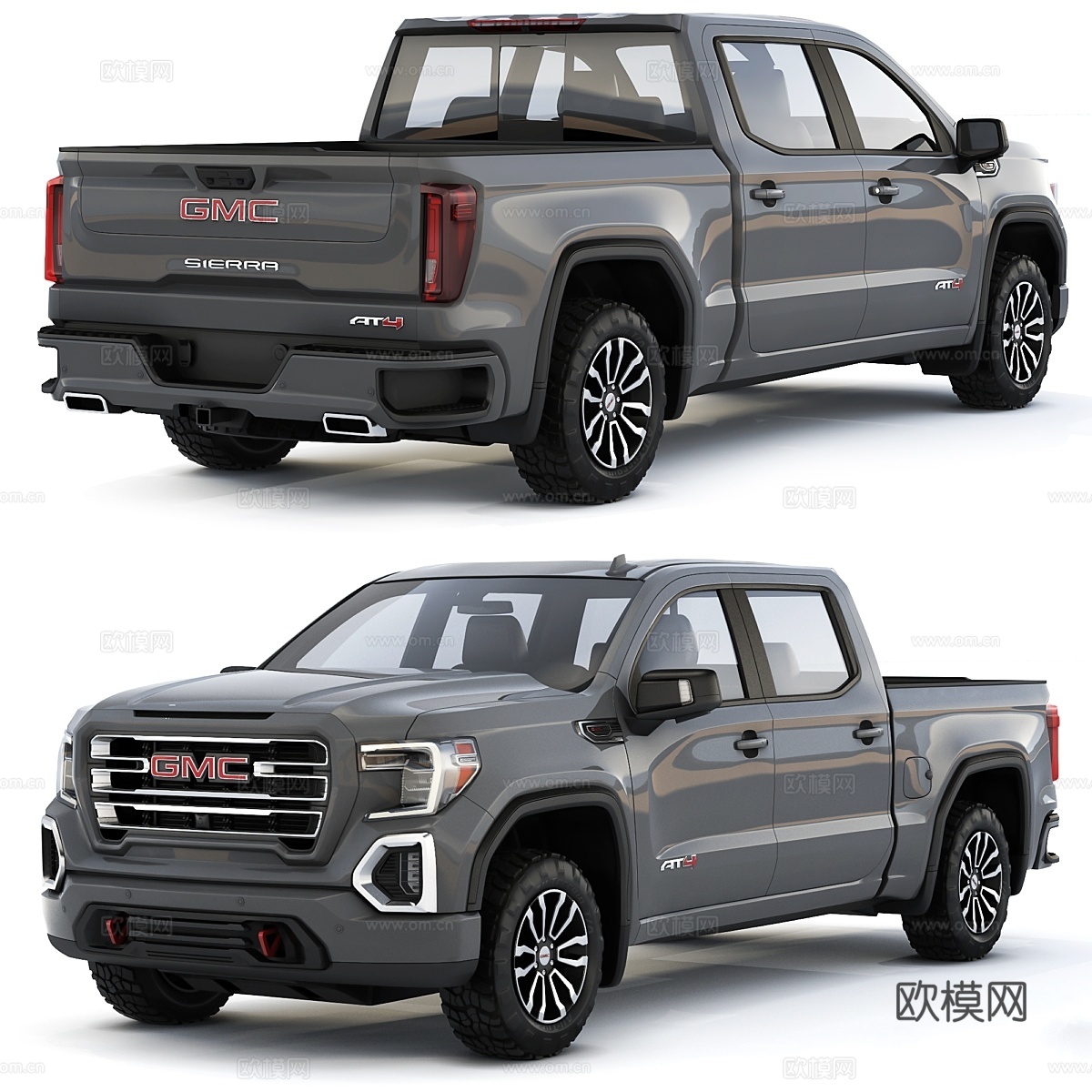 GMC Sierra AT4 2019 汽车3d模型