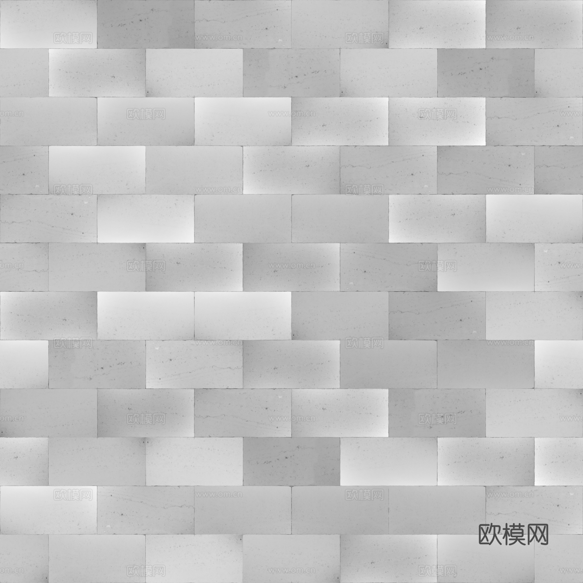 无缝地砖石板砖广场砖水泥砖铺路砖户外砖 PBR材质贴图 2k