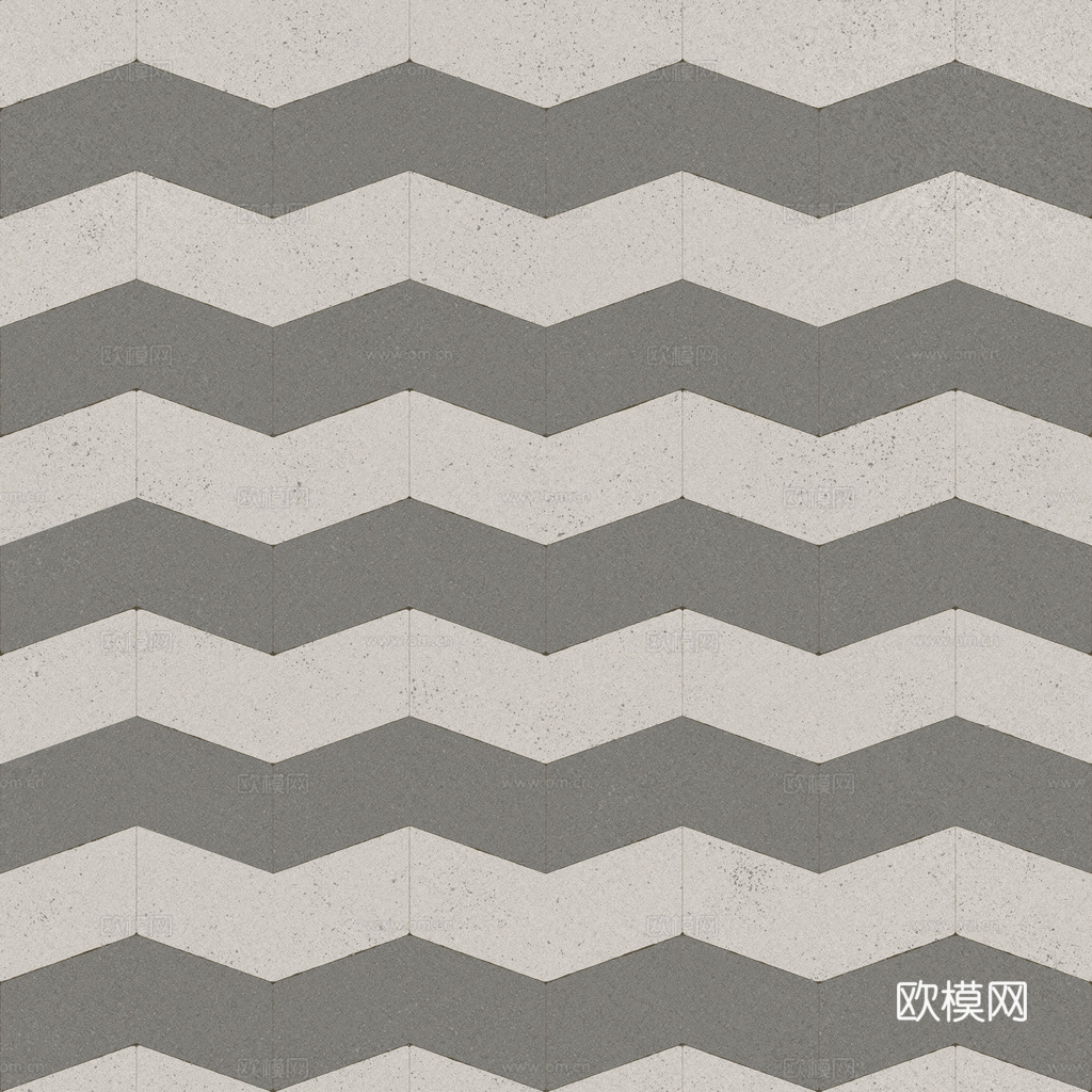 无缝地砖石板砖广场砖水泥砖铺路砖户外砖 PBR材质贴图 1k