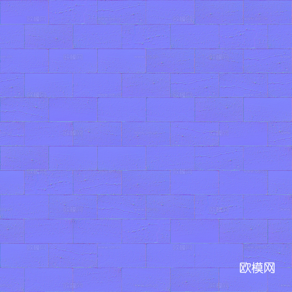 无缝地砖石板砖广场砖水泥砖铺路砖户外砖 PBR材质贴图 1k