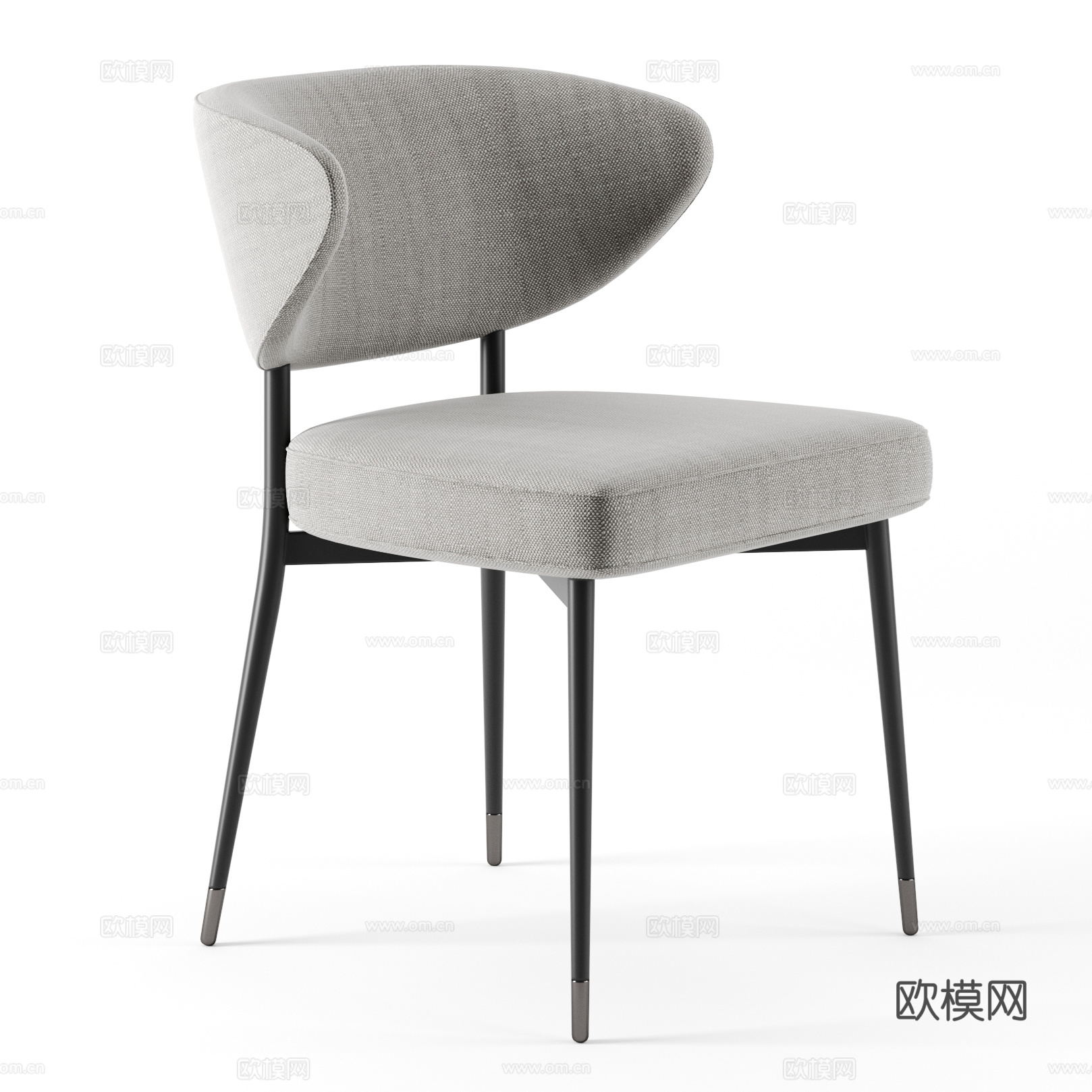 现代极简米尔斯椅子3d模型