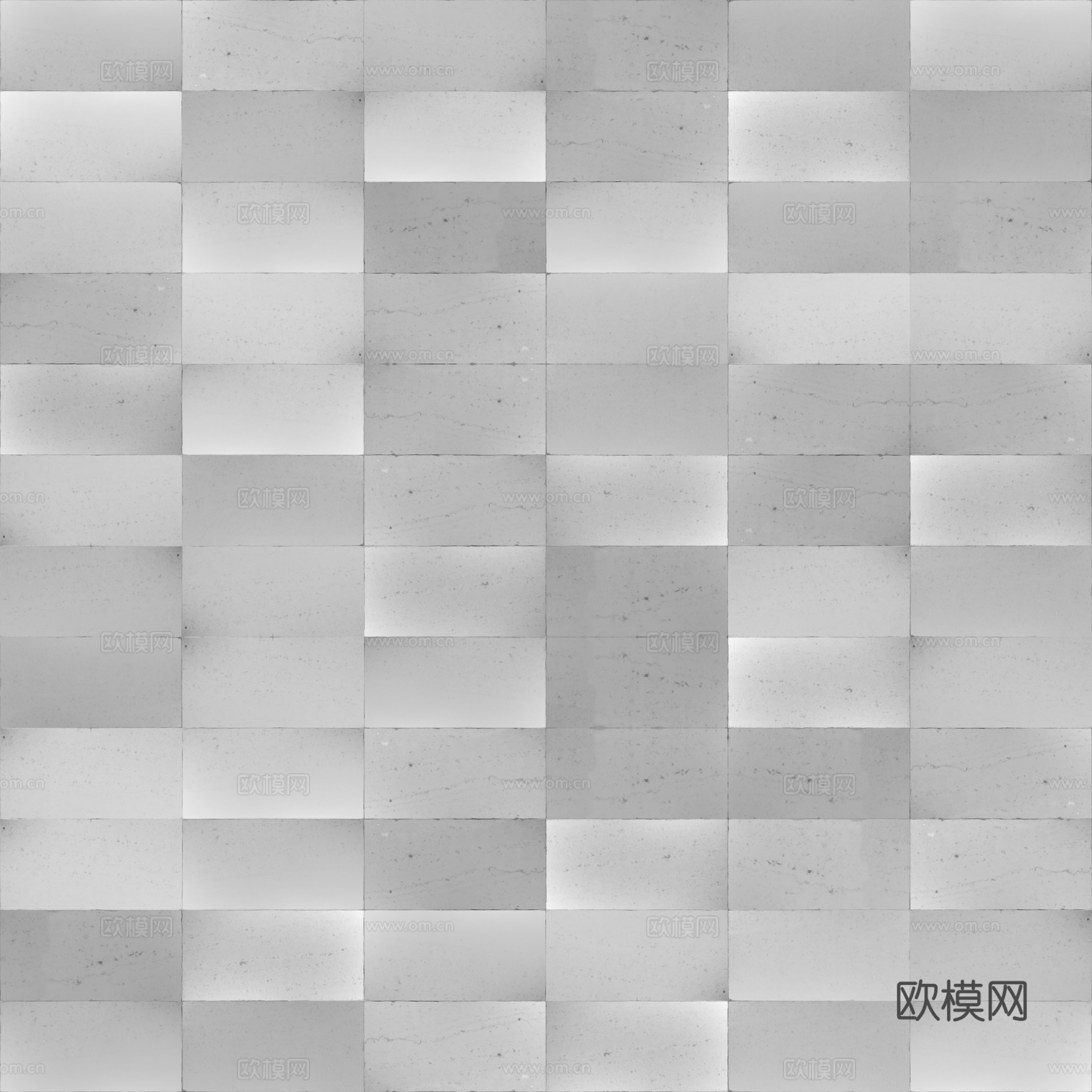 无缝地砖石板砖广场砖水泥砖铺路砖户外砖 PBR材质贴图 2k