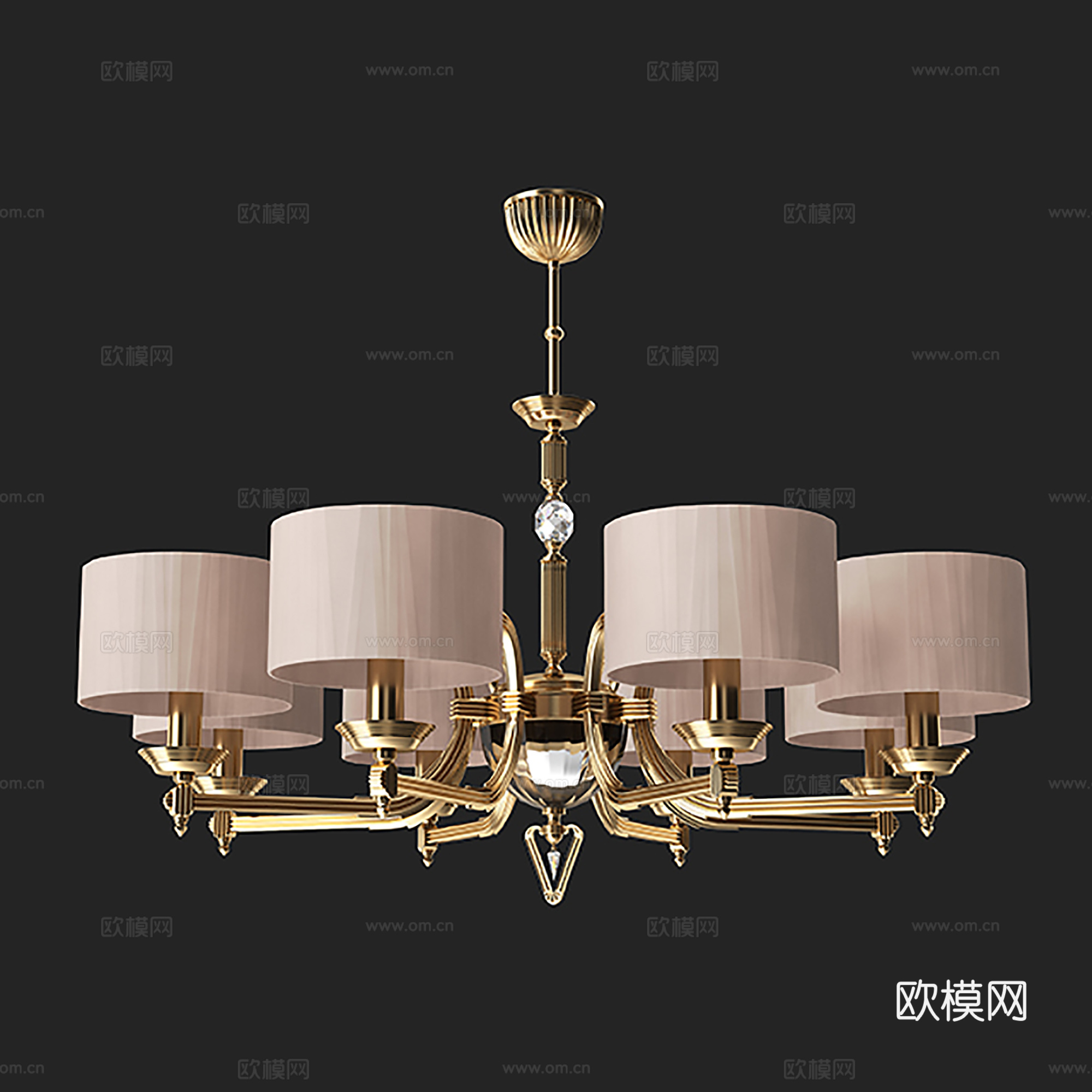 现代吊灯  简约吊灯  创意吊灯  金属吊灯su模型