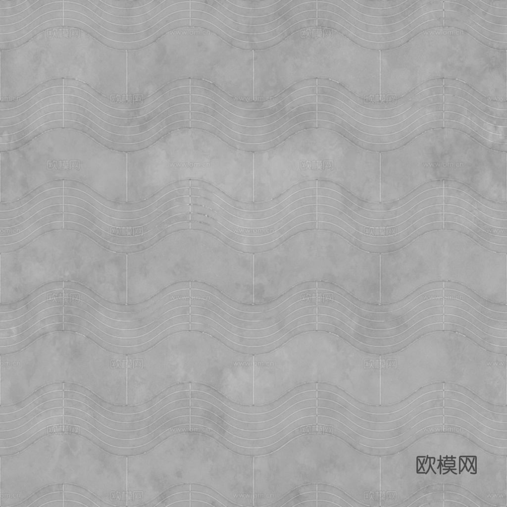 无缝地砖石板砖广场砖水泥砖铺路砖户外砖 PBR材质贴图 1k