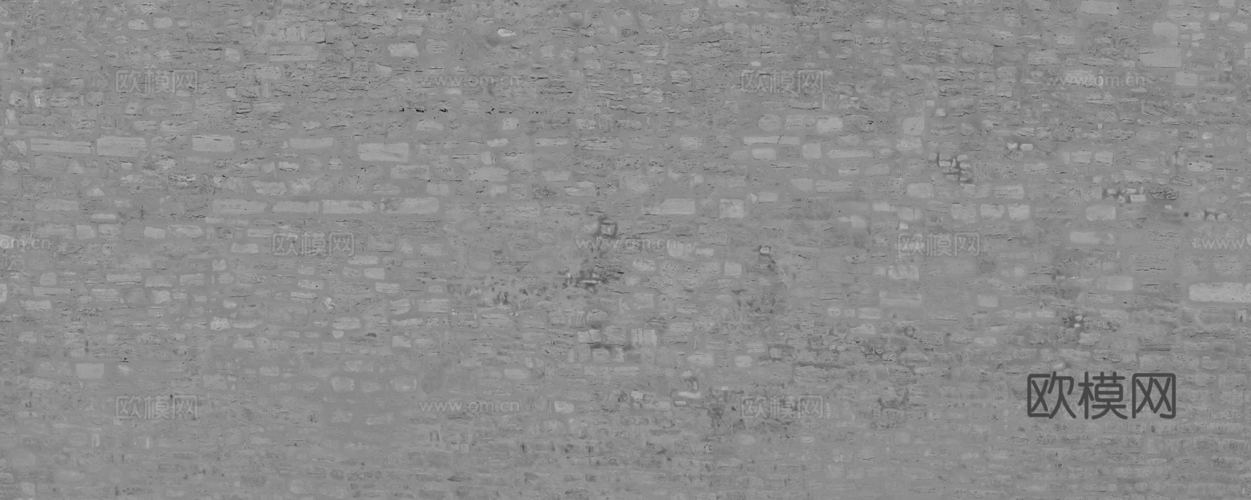 无缝石墙石地石砖铺路石户外墙地 PBR材质贴图 4k