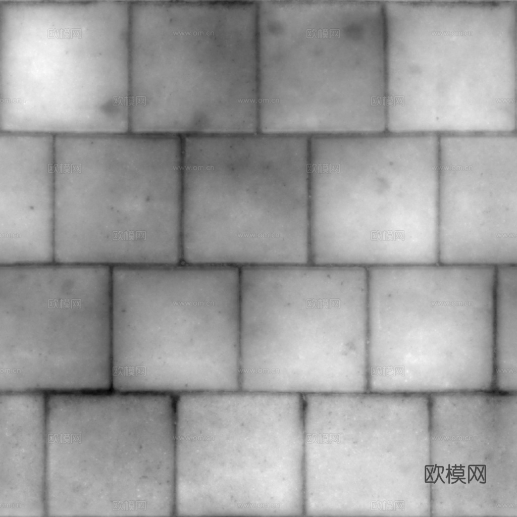 无缝地砖石板砖铺路砖户外砖 PBR材质贴图 1k