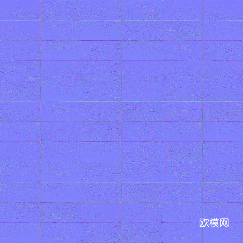 无缝地砖石板砖广场砖水泥砖铺路砖户外砖 PBR材质贴图 1k