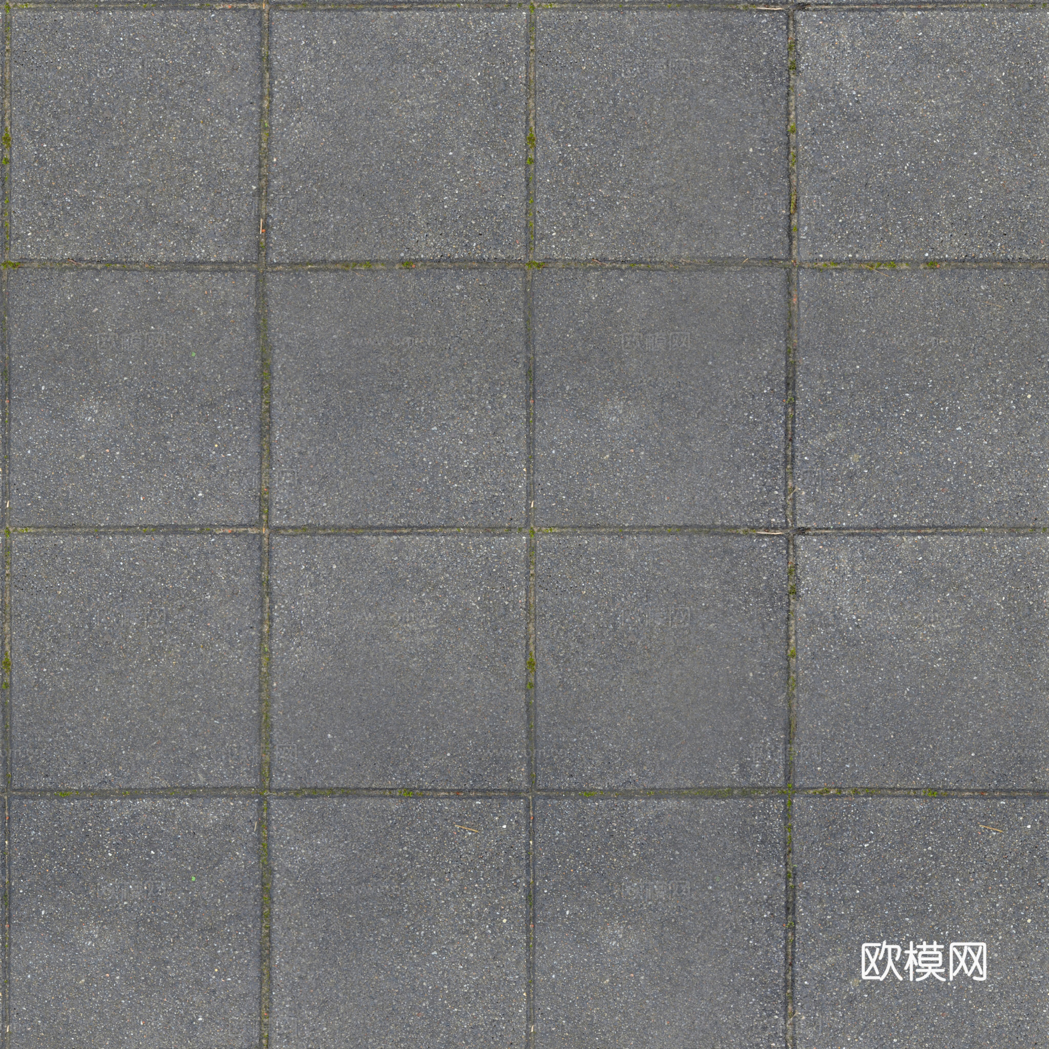 无缝砖地水泥砖铺路砖户外砖 PBR材质贴图 2k
