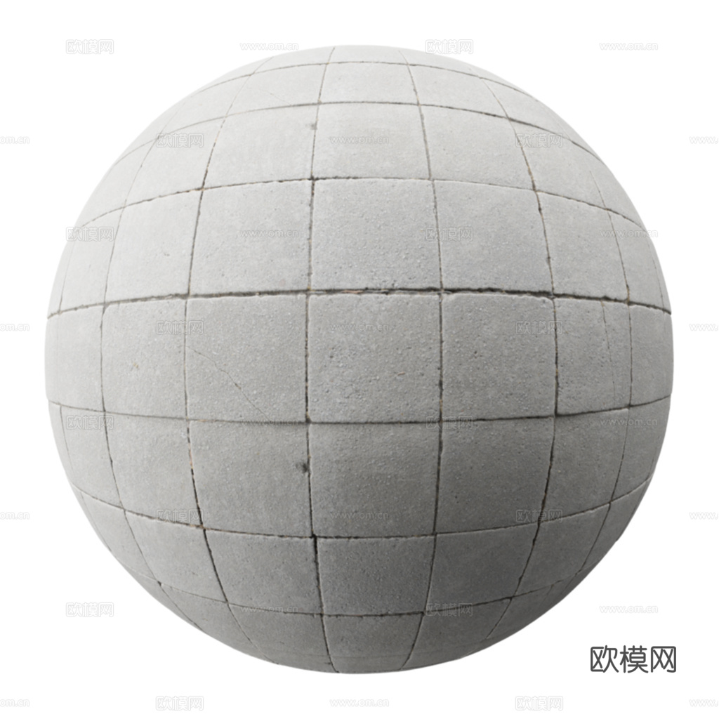 无缝地砖石板砖铺路砖户外砖 PBR材质贴图 1k