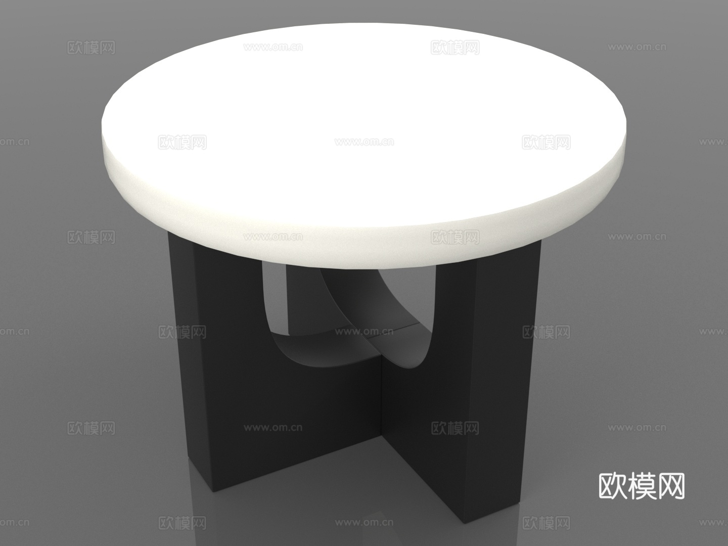 圆桌 茶几 小桌子 简约家具 现代设计3d模型