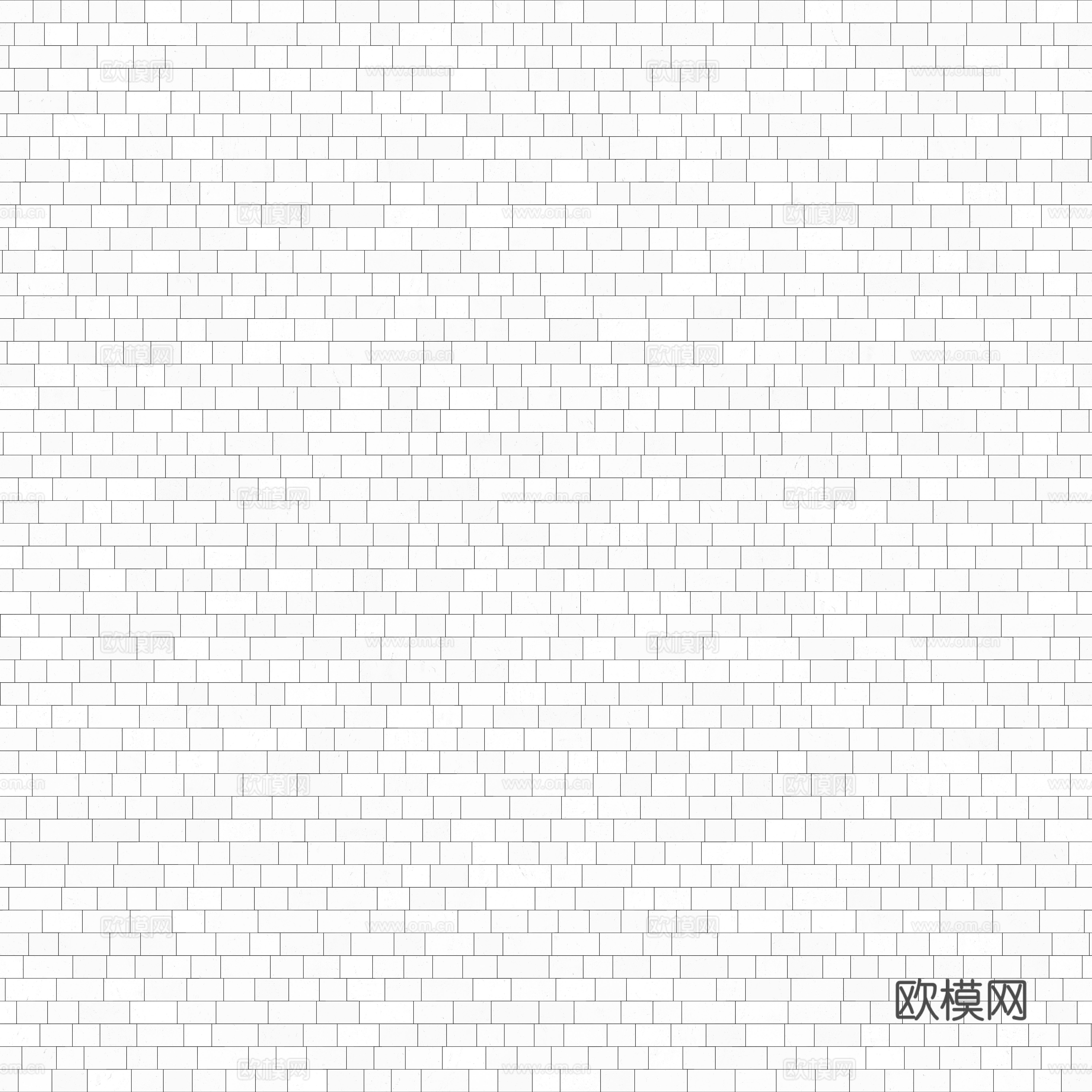 无缝墙砖地砖石砖铺路砖户外砖 PBR材质贴图 4k