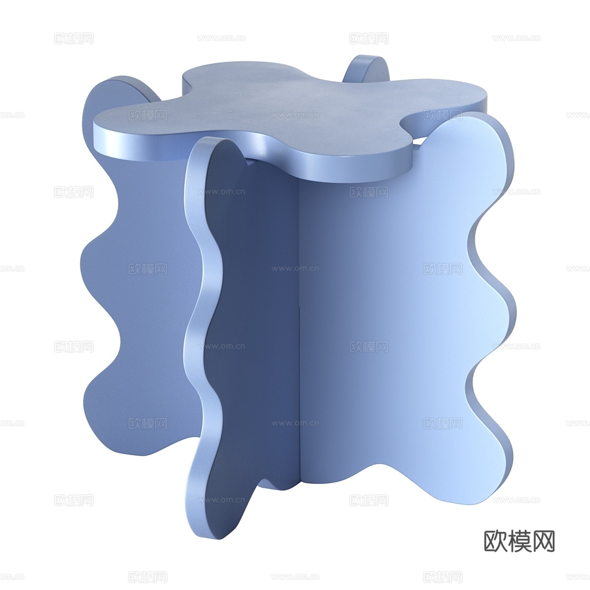 古斯塔夫·韦斯特曼曲线桌迷你版3d模型