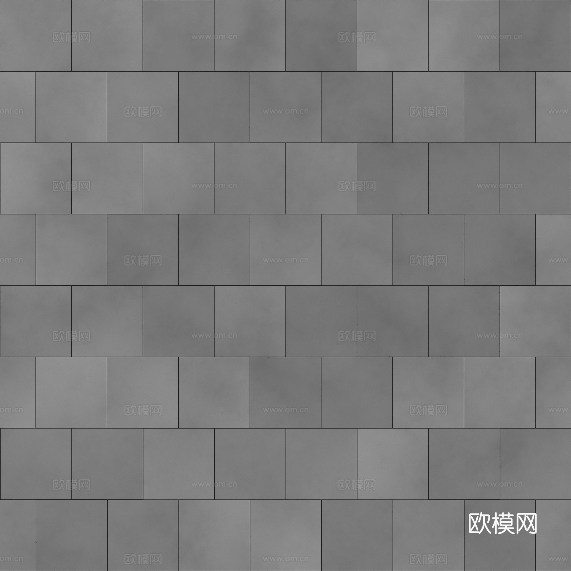 无缝地砖水泥砖铺路砖户外砖广场砖 PBR材质贴图 2k