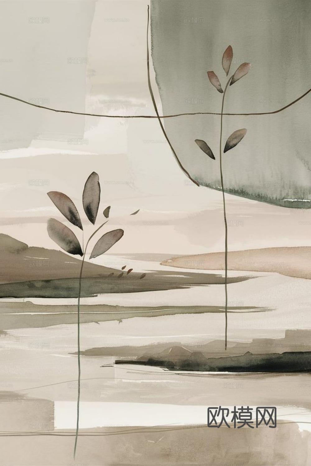 现代装饰画 简约挂画 风景装饰画 艺术挂画