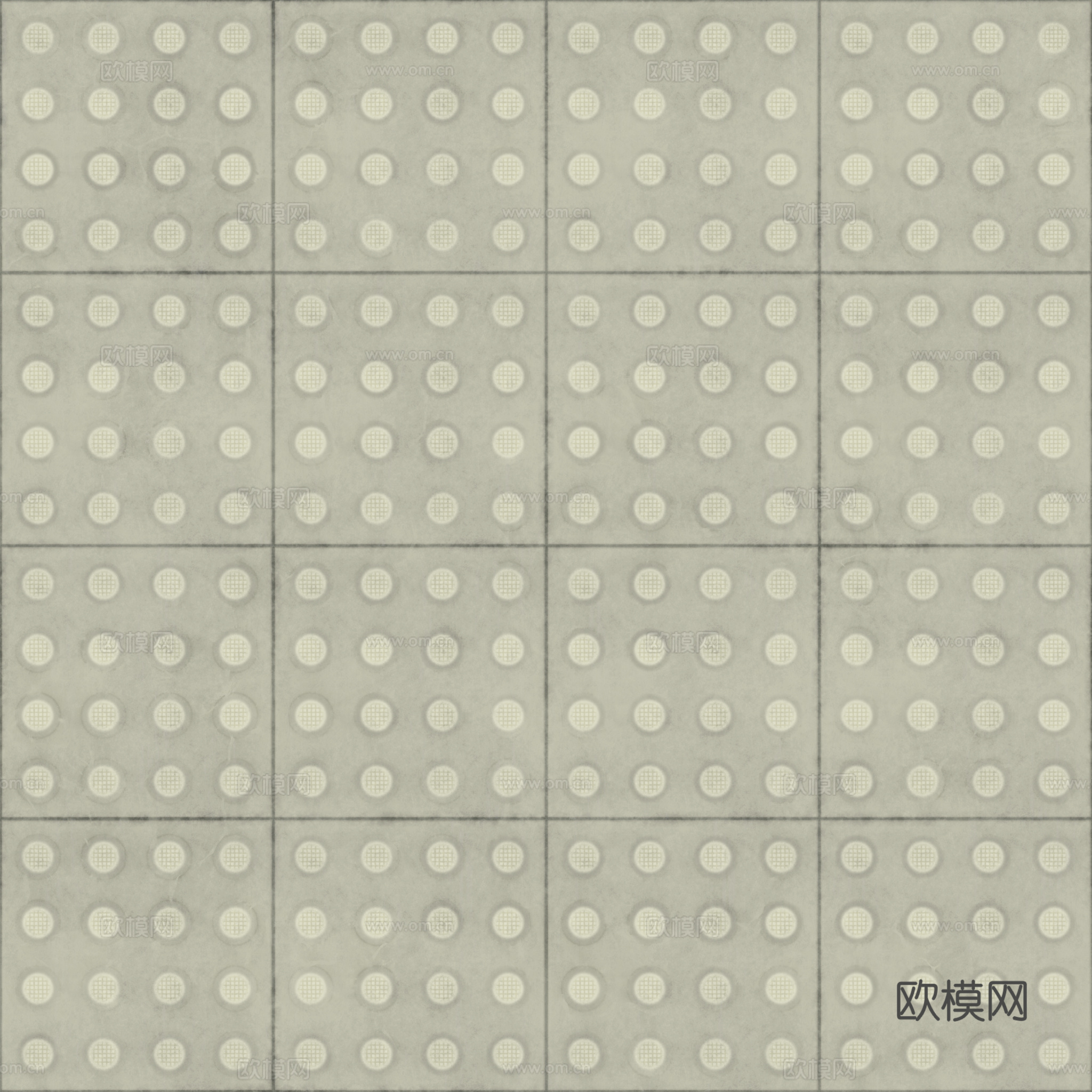 无缝地砖水泥砖铺路砖户外砖防滑砖 PBR材质贴图 2k