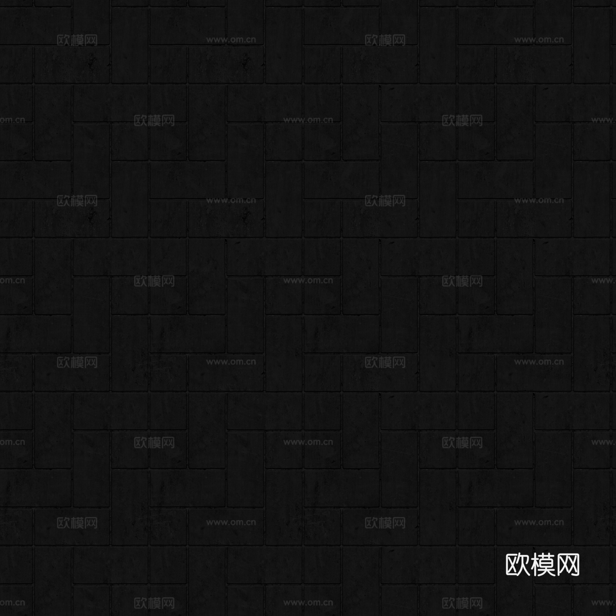 无缝地砖石砖铺路砖户外砖 PBR材质贴图 2k