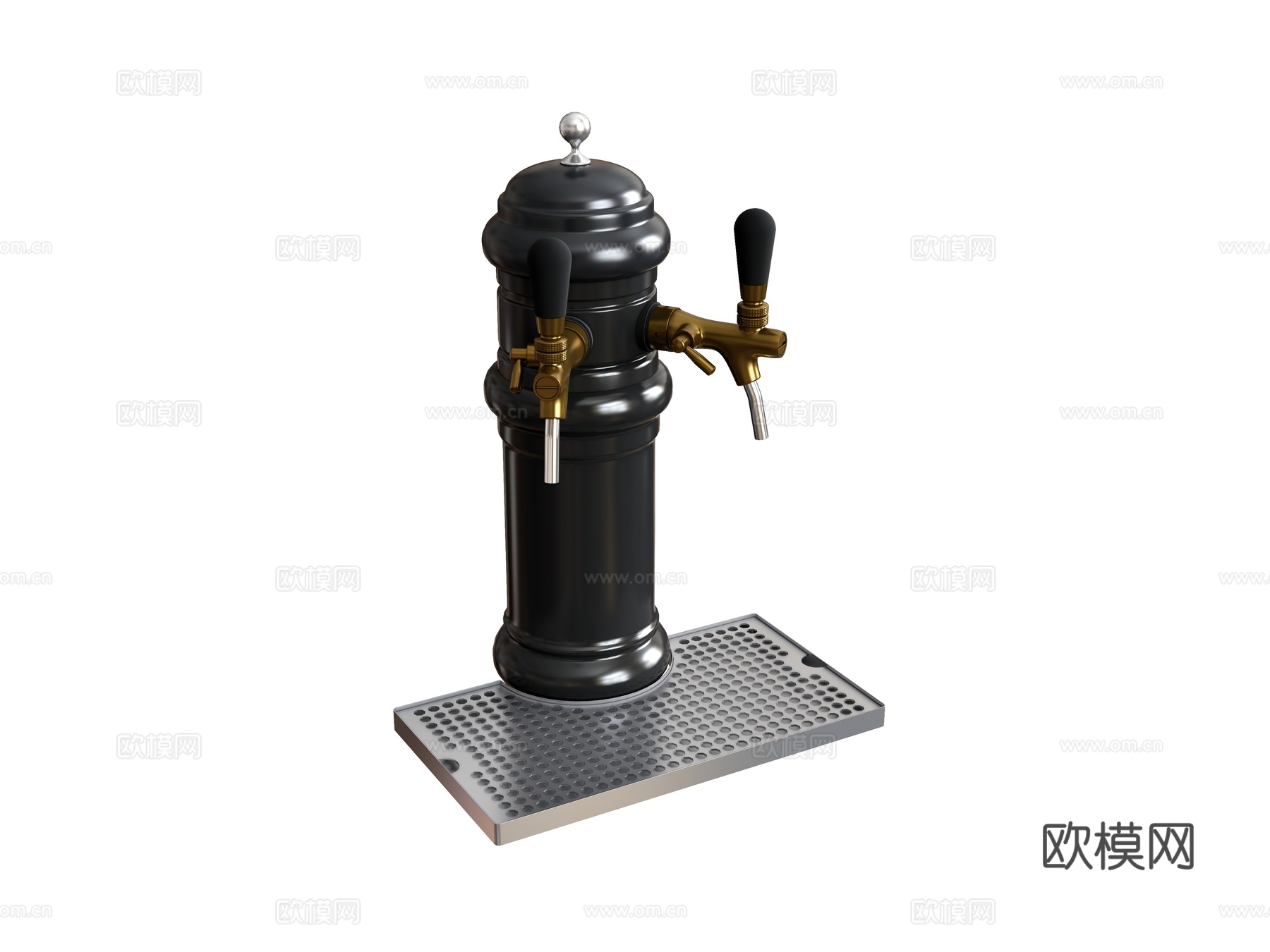 水龙头热水器   精酿酒桶su模型