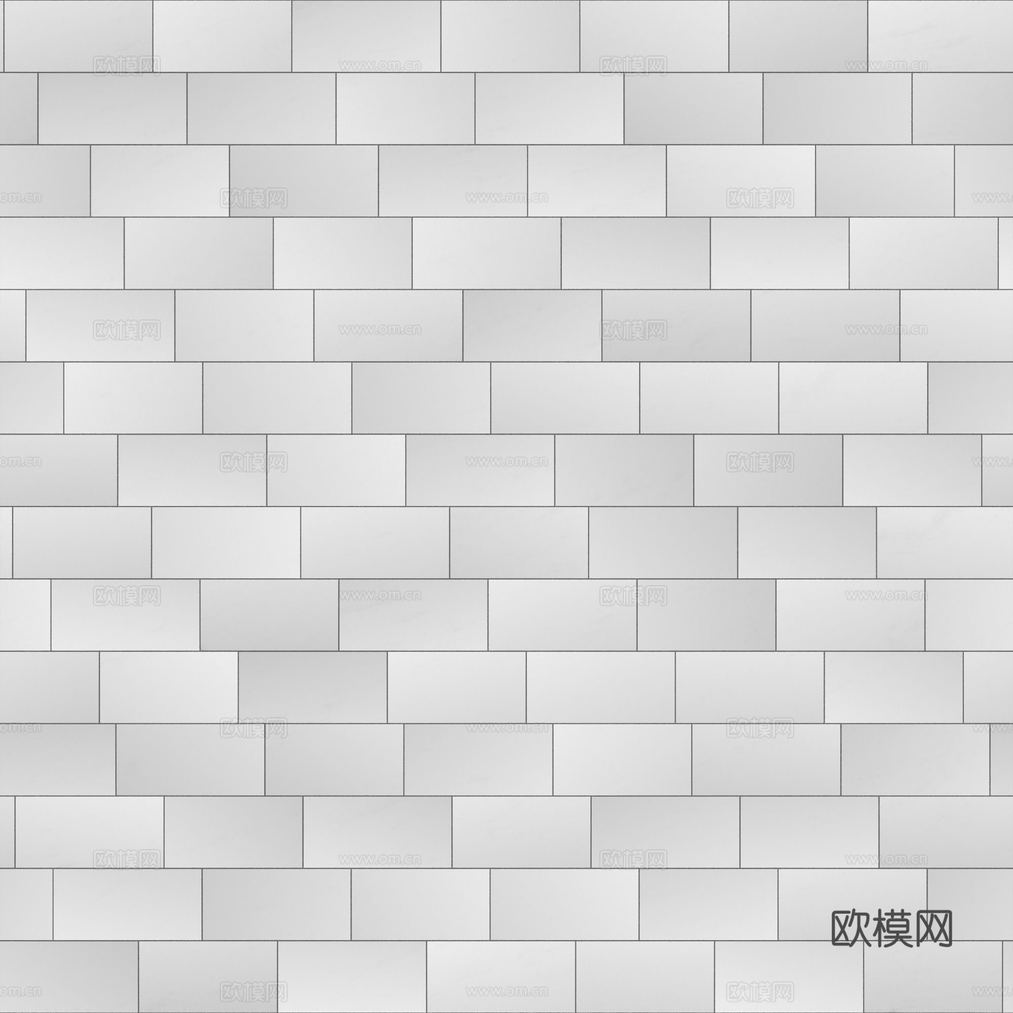 无缝地砖水泥砖铺路砖户外砖广场砖 PBR材质贴图 2k