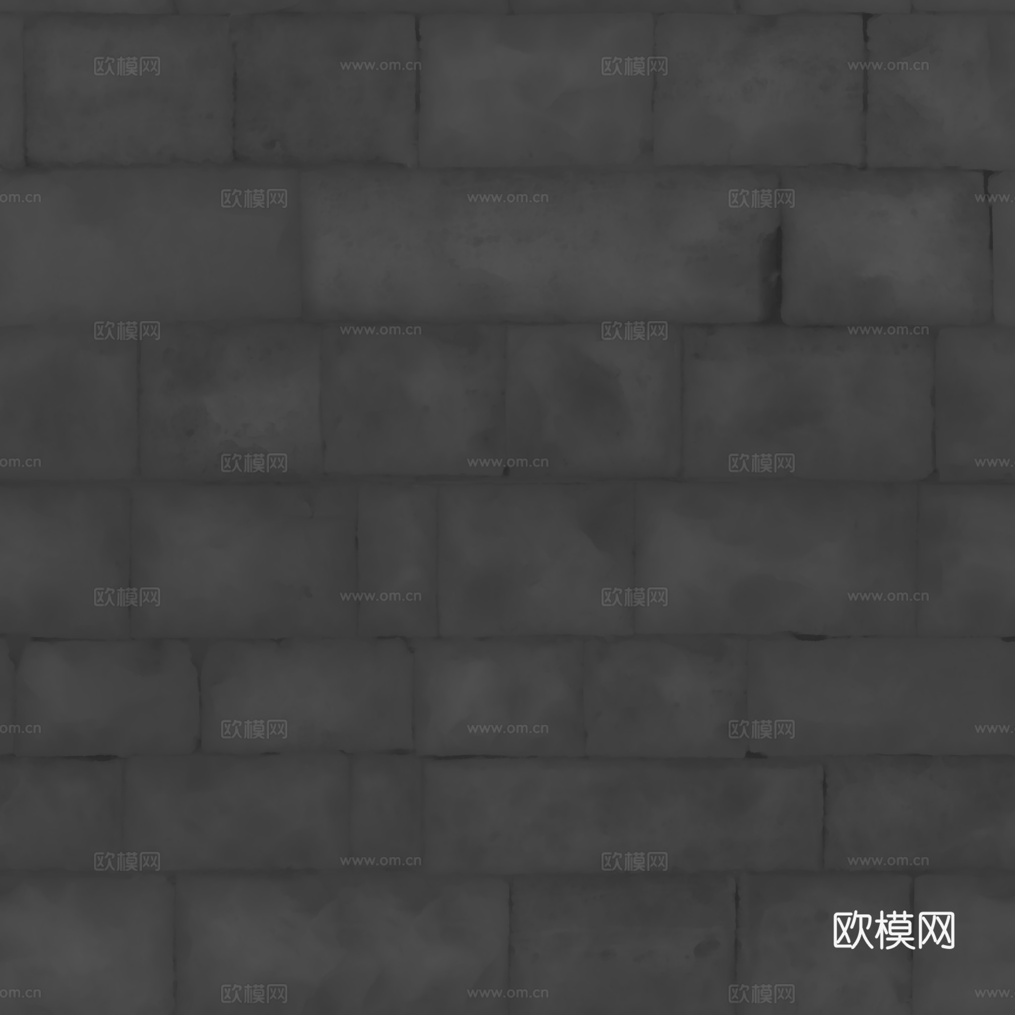 无缝墙砖水泥砖石砖户外砖 PBR材质贴图 2k