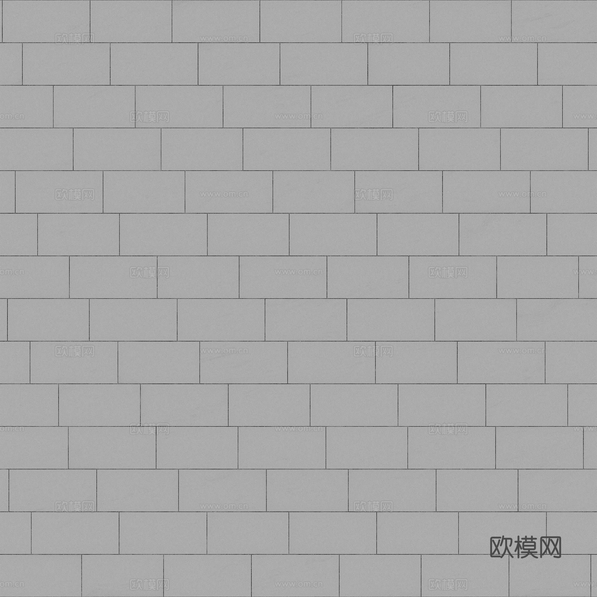无缝地砖水泥砖铺路砖户外砖广场砖 PBR材质贴图 2k