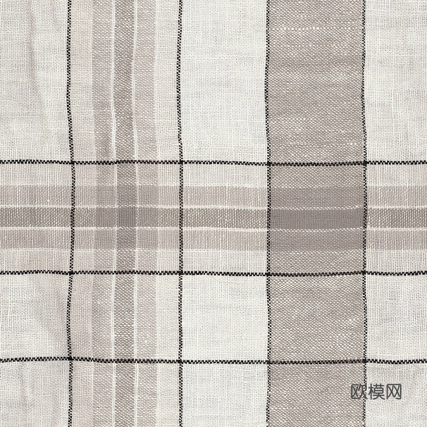 几何格子布纹