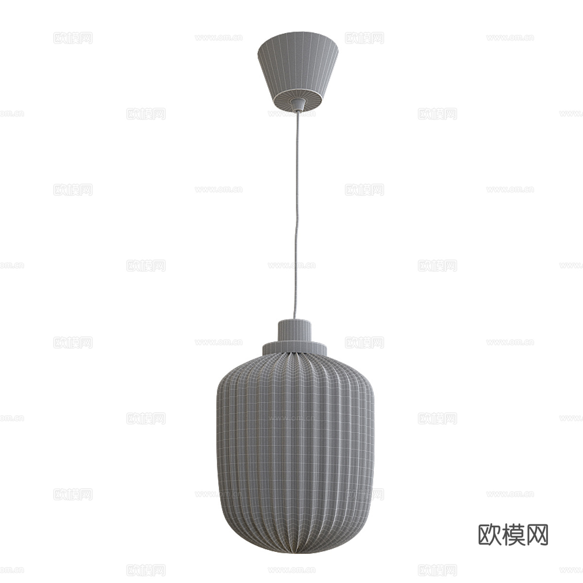 现代轻奢球形玻璃装饰吊灯3d模型下载（渲染图3）