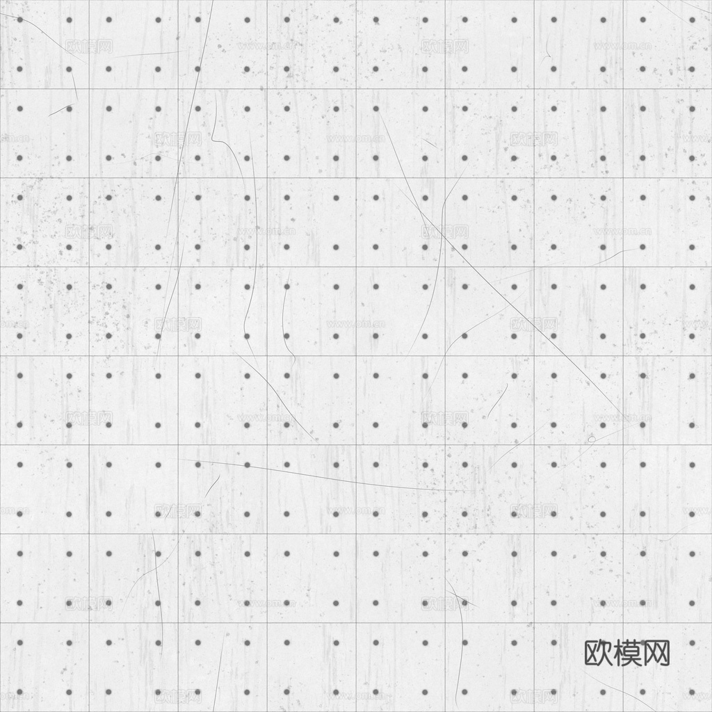 无缝混凝土清水混凝土水泥墙面 PBR材质贴图 1k