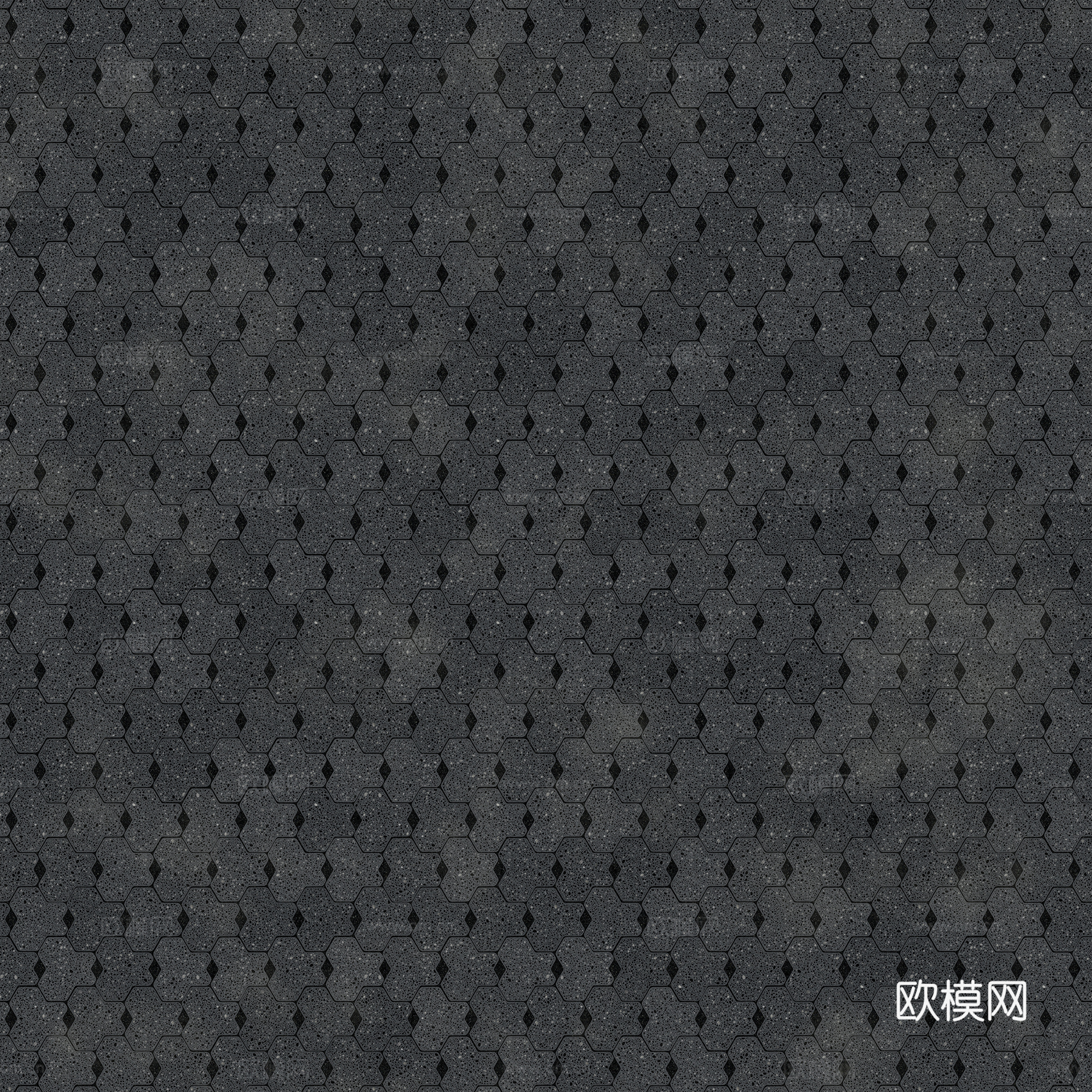 无缝地砖水泥砖铺路砖户外砖广场砖 PBR材质贴图 2k