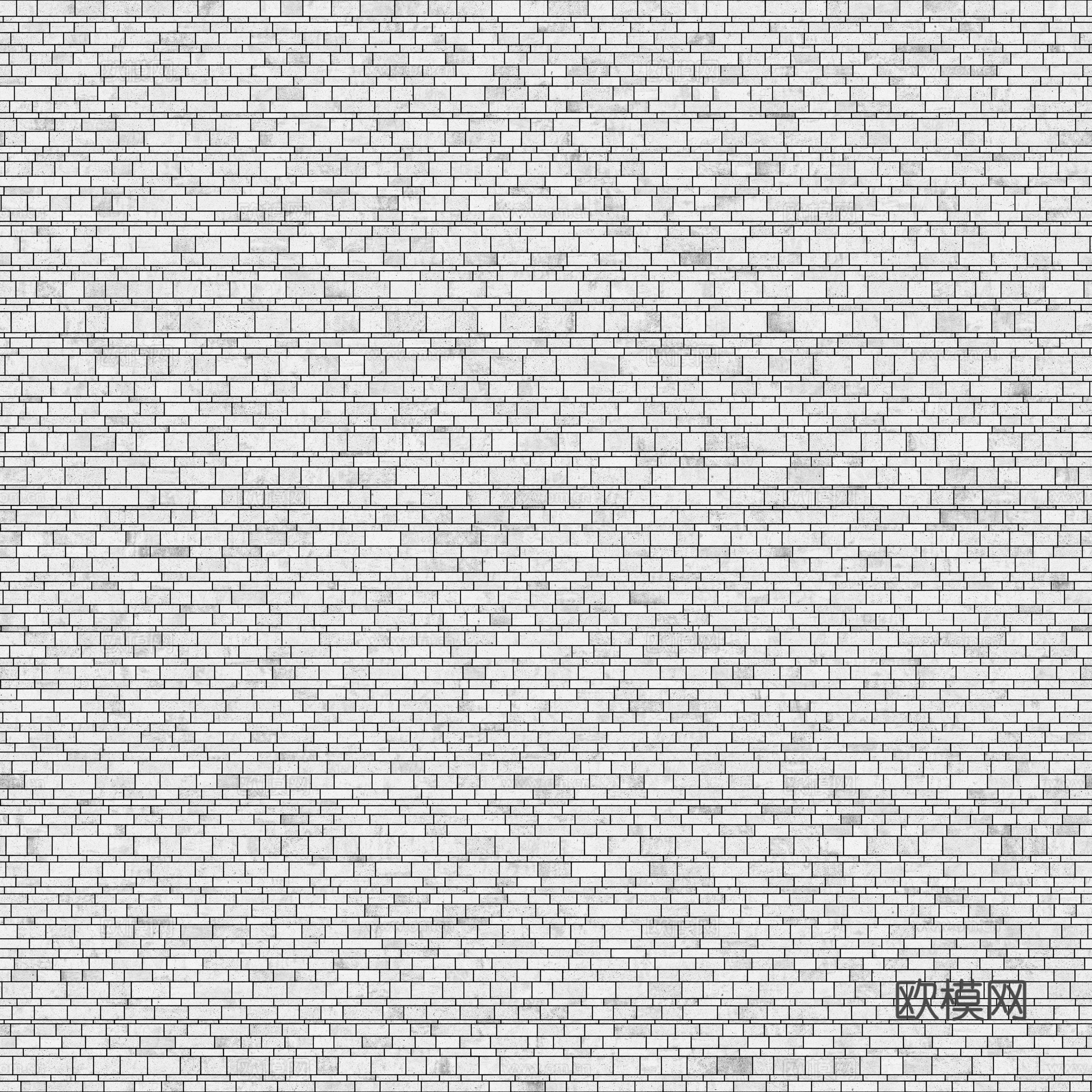 无缝墙砖地砖石砖铺路砖户外砖 PBR材质贴图 4k