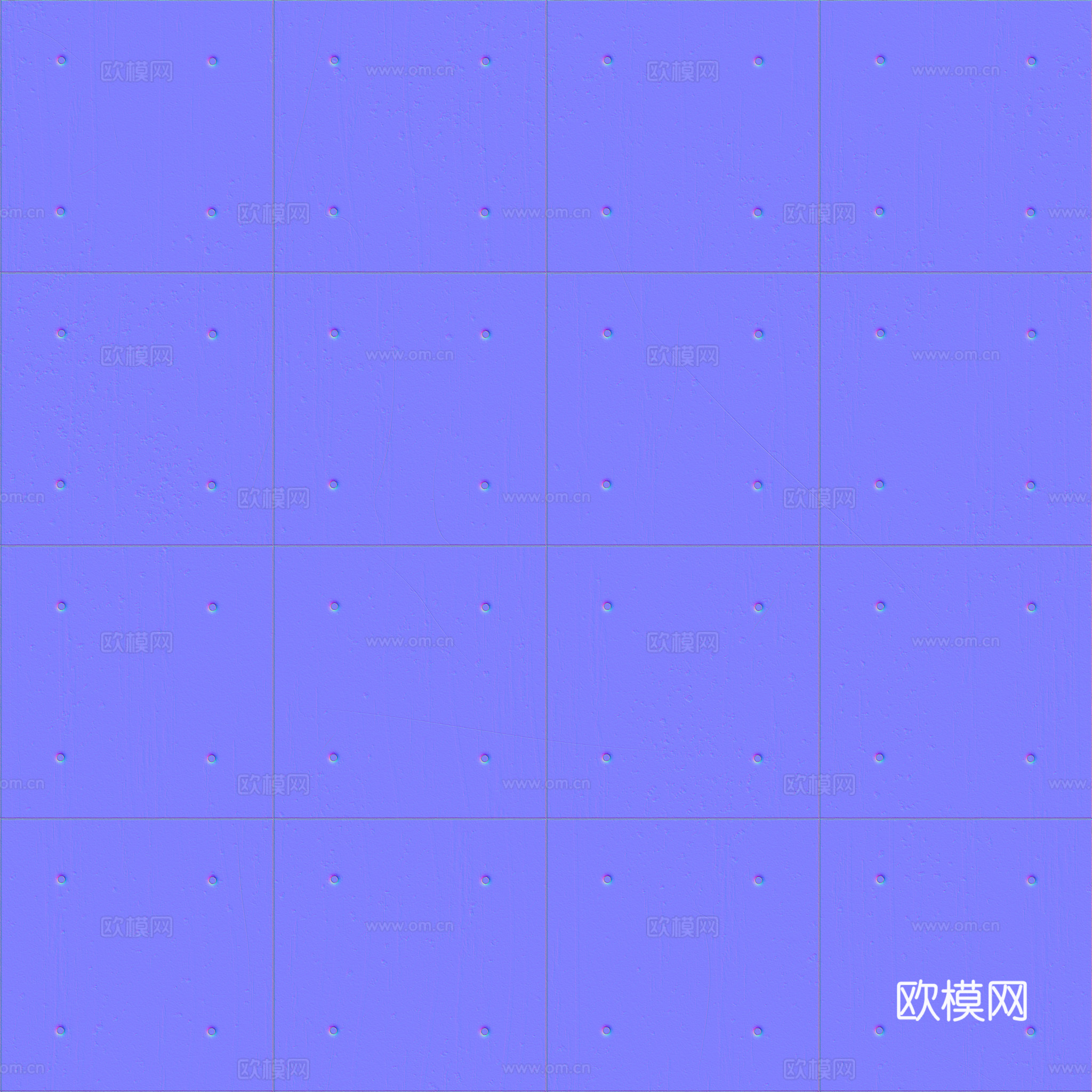 无缝混凝土清水混凝土水泥墙面 PBR材质贴图 2k