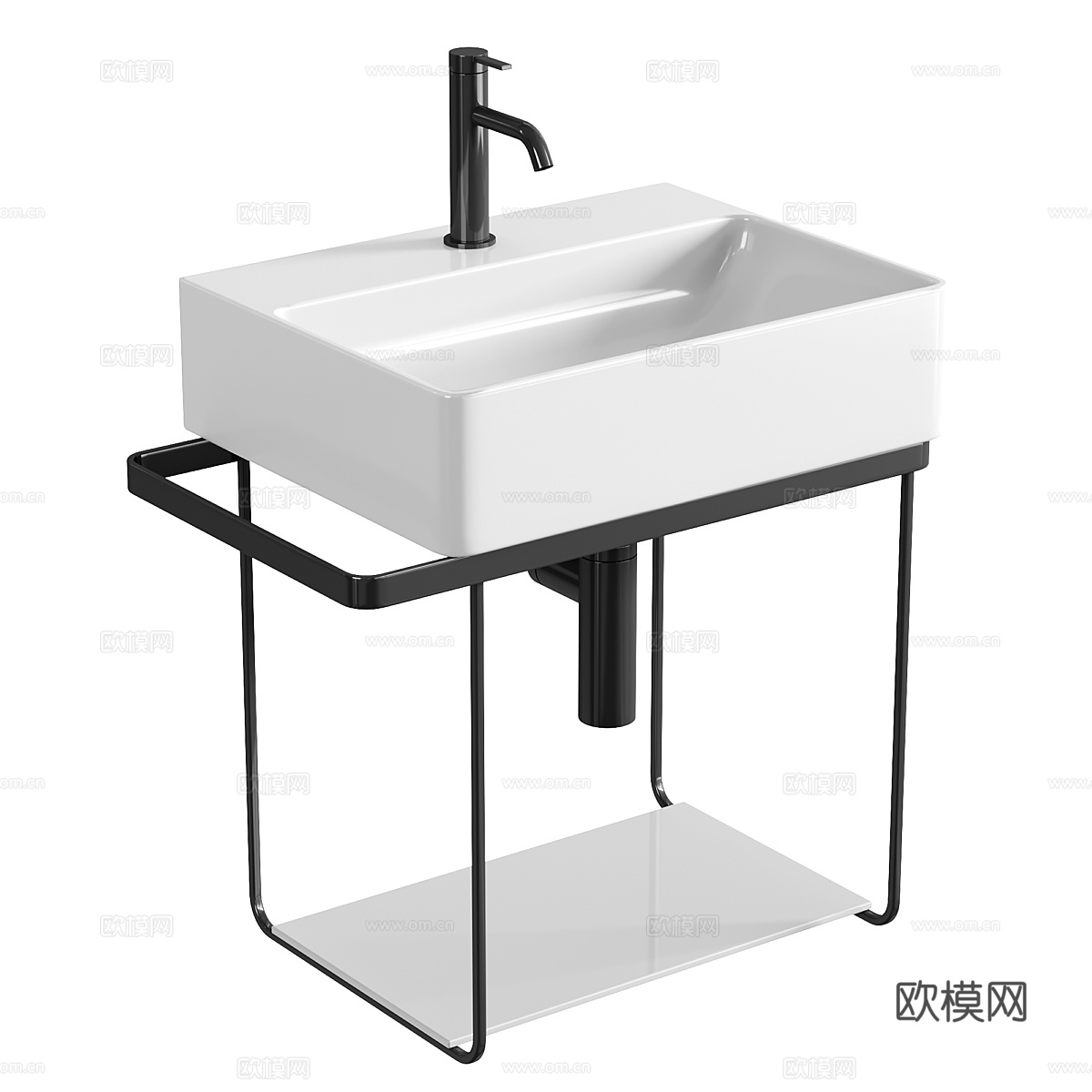 Duravit DuraSquare 手洗盆3d模型