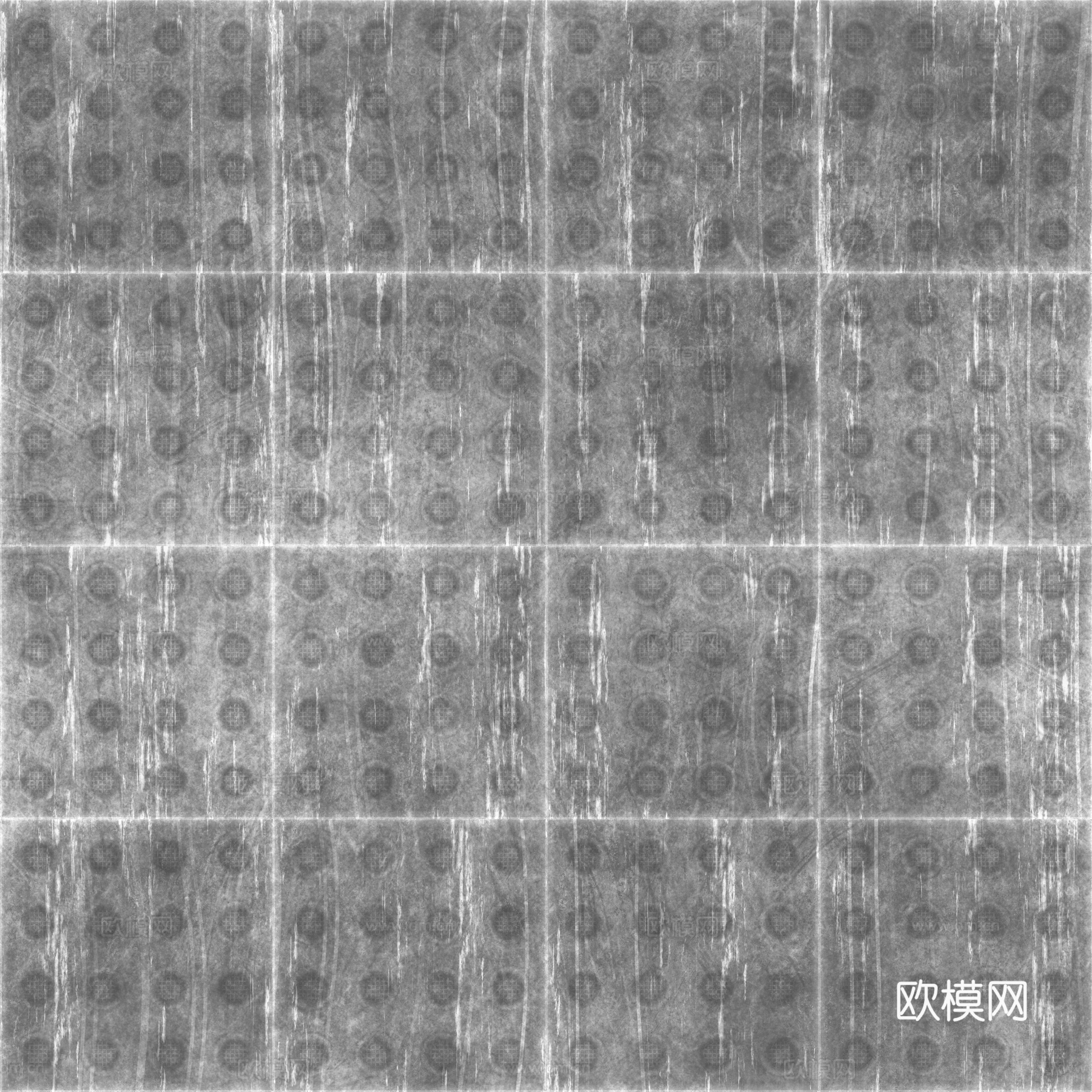无缝地砖水泥砖铺路砖户外砖防滑砖 PBR材质贴图 2k