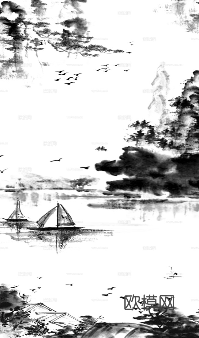 高清中式装饰画