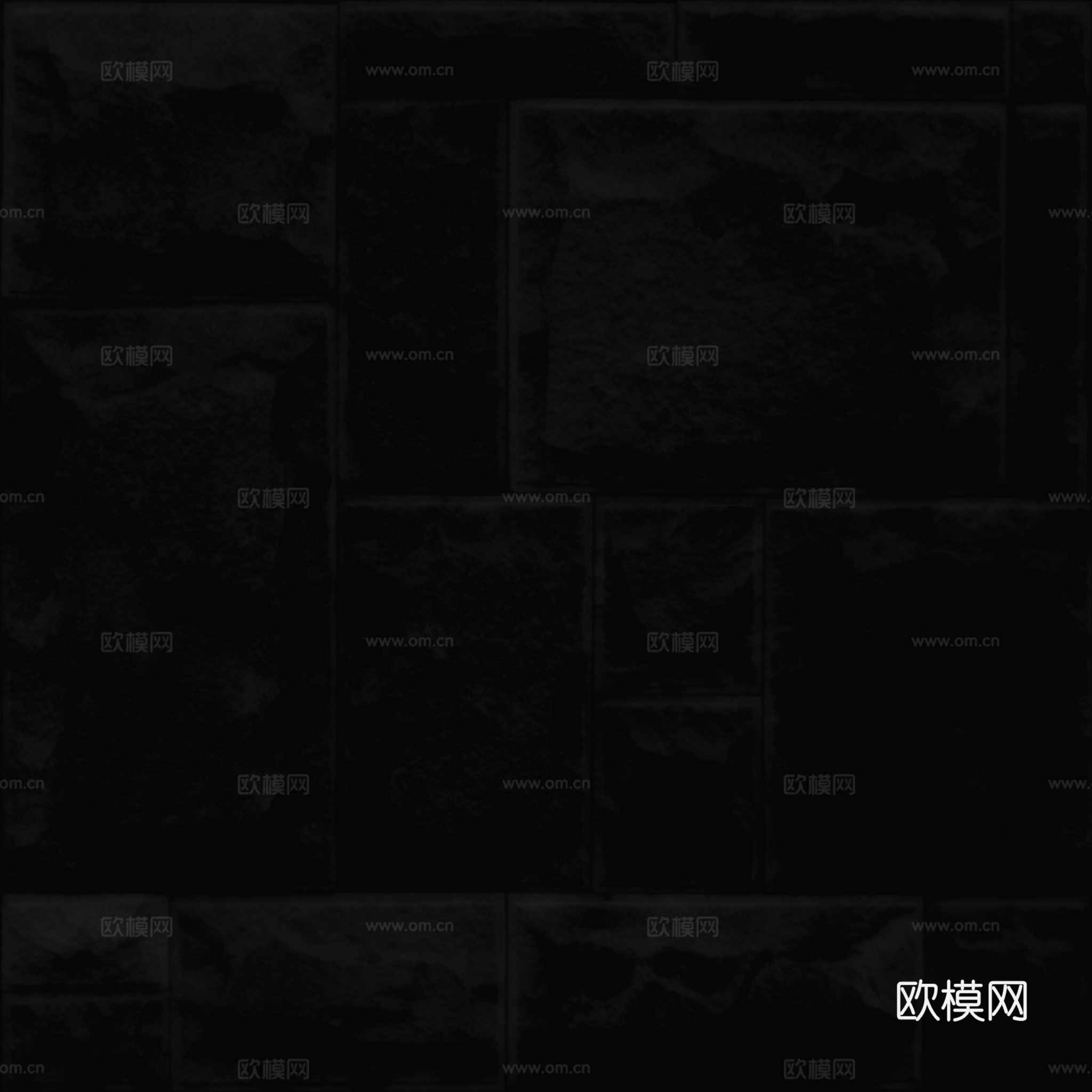 无缝墙砖石砖户外砖PU石 PBR材质贴图 2k