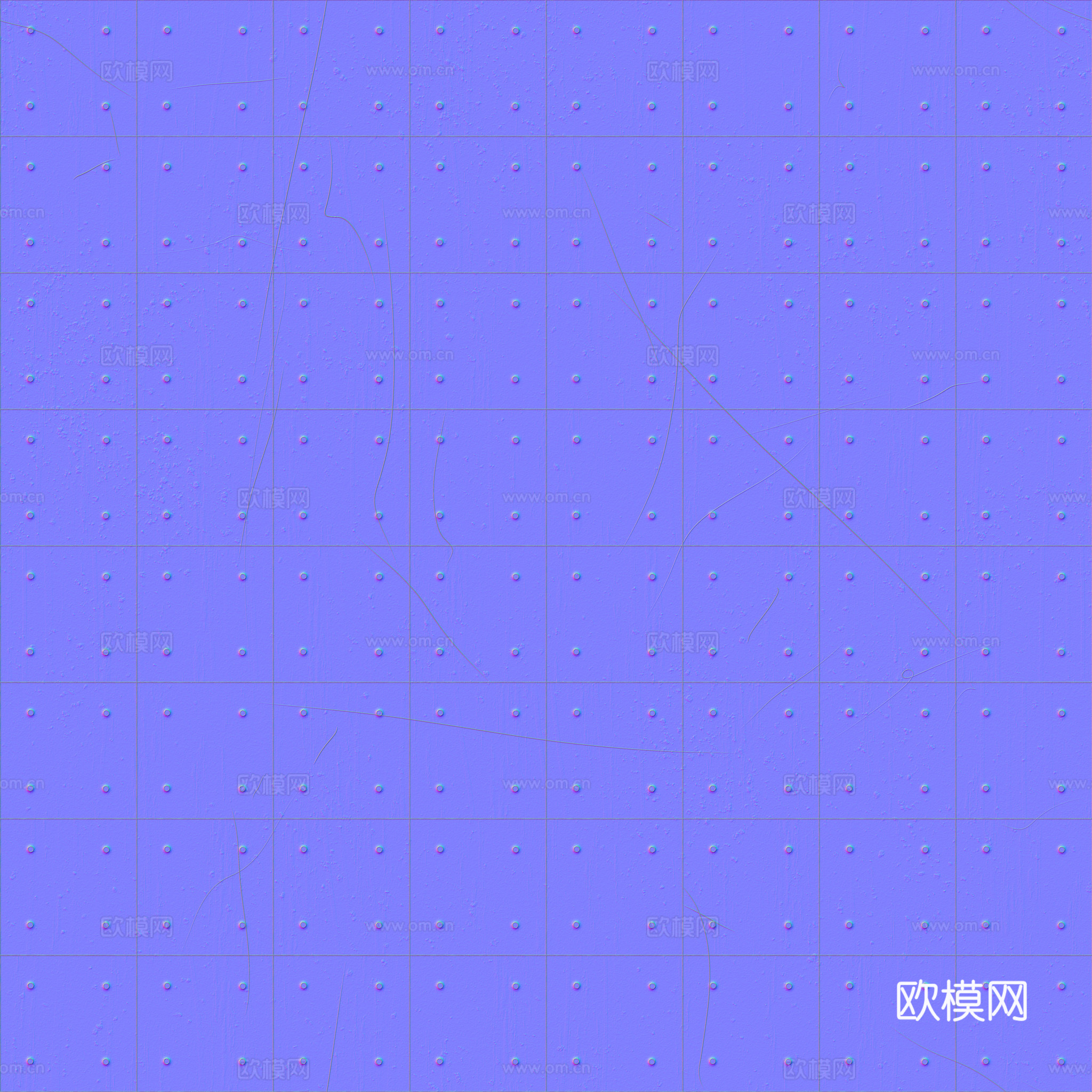 无缝混凝土清水混凝土水泥墙面 PBR材质贴图 2k