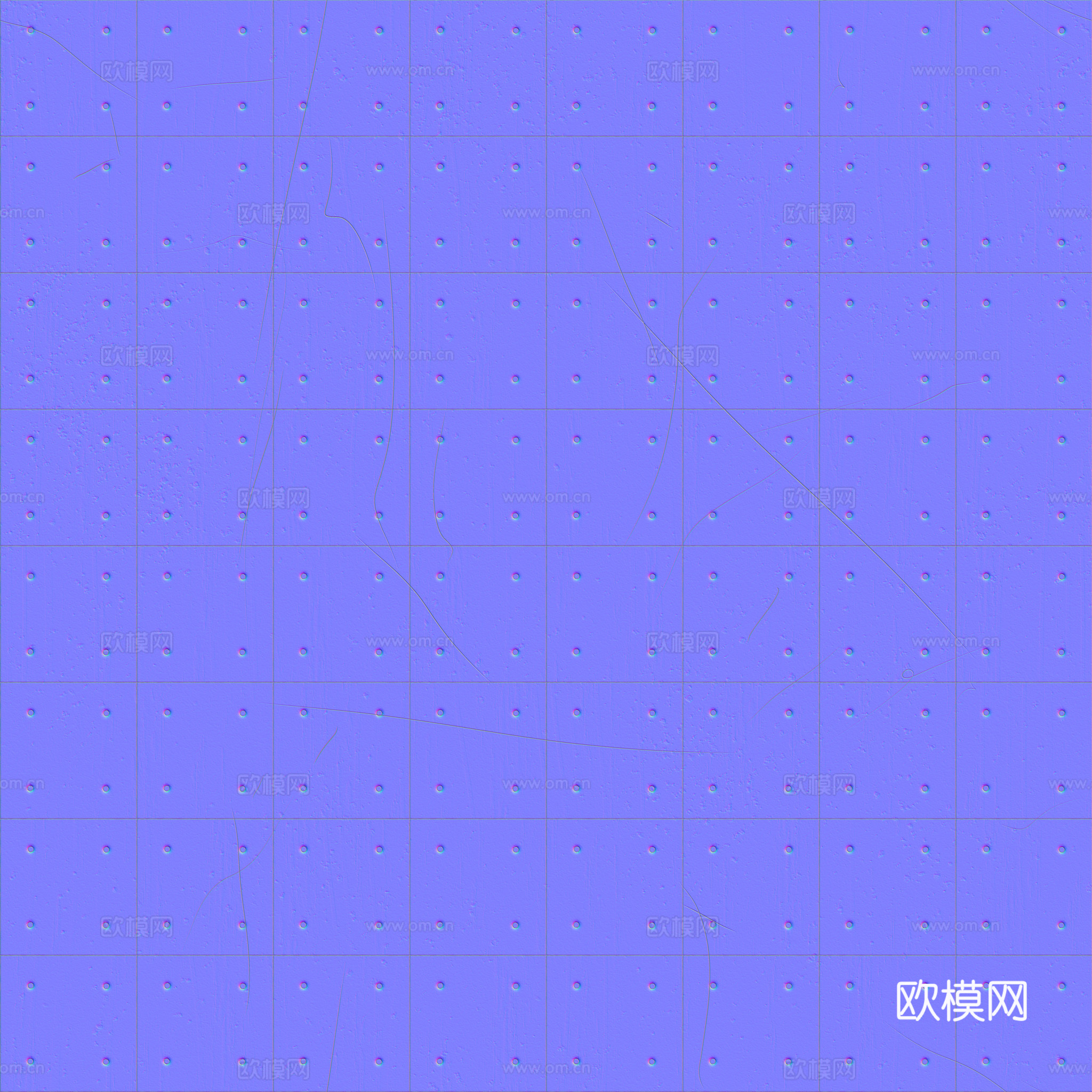 无缝混凝土清水混凝土水泥墙面 PBR材质贴图 2k