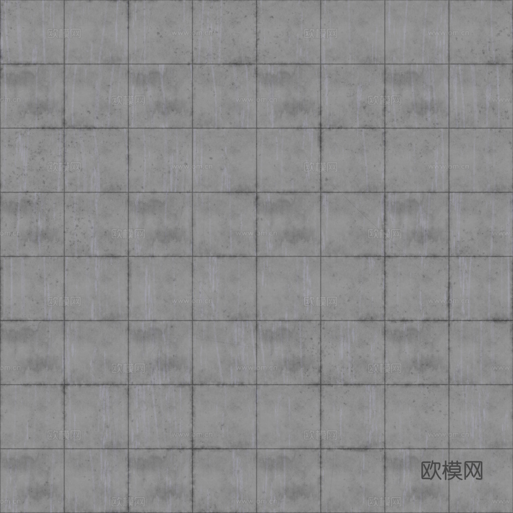 无缝混凝土清水混凝土水泥墙面 PBR材质贴图 1k
