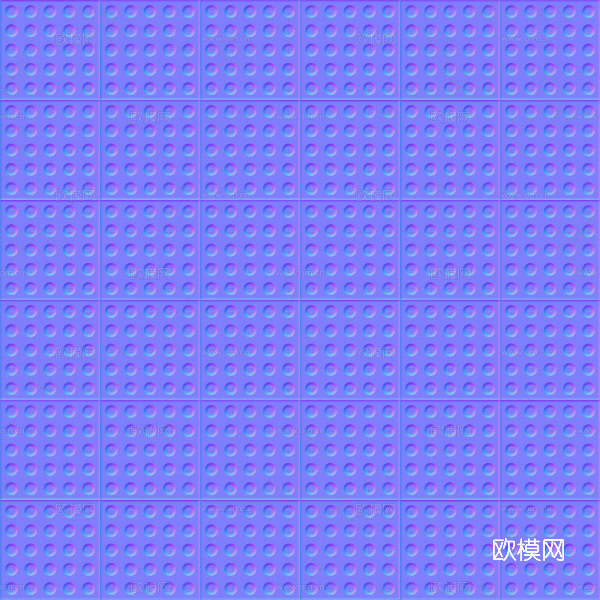 无缝地砖水泥砖铺路砖户外砖防滑砖 PBR材质贴图 2k