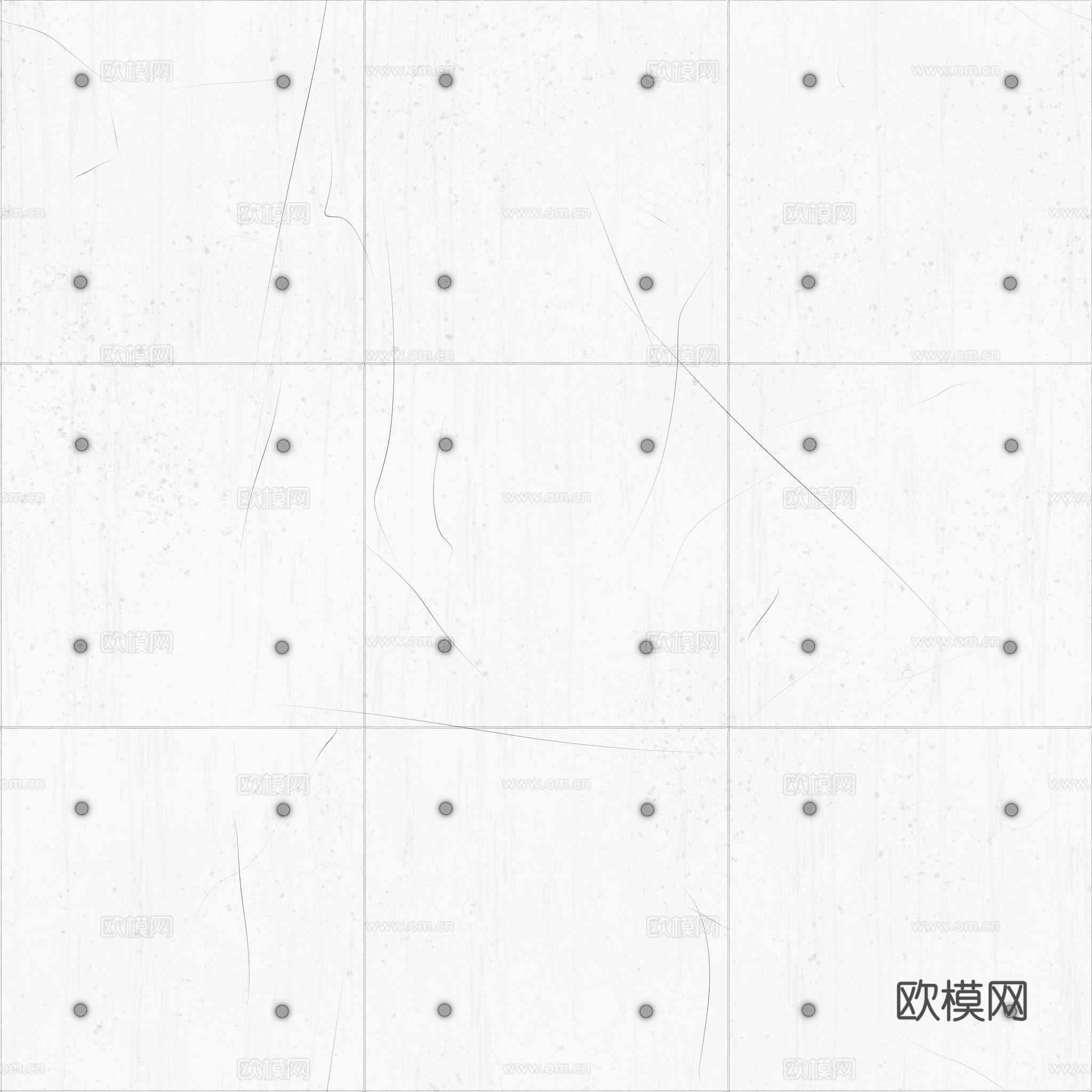 无缝混凝土清水混凝土水泥墙面 PBR材质贴图 2k
