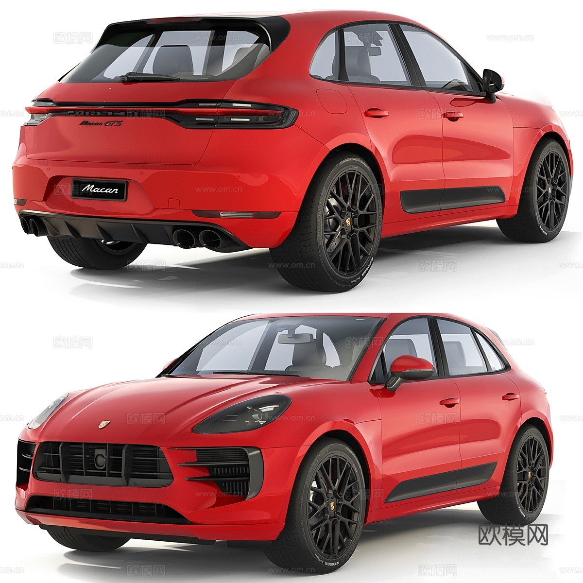 保时捷Macan GTS 20203d模型