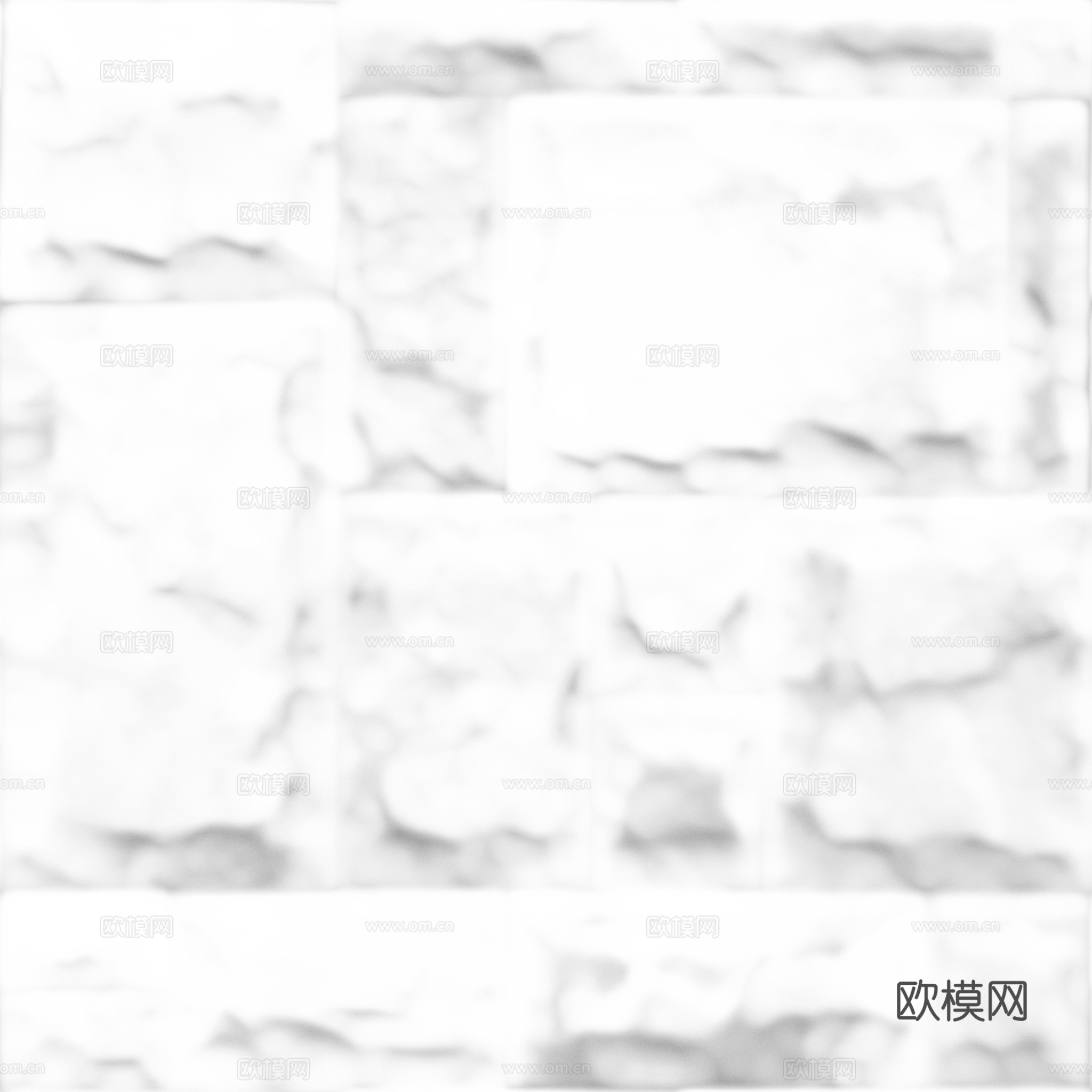 无缝墙砖石砖户外砖PU石 PBR材质贴图 2k