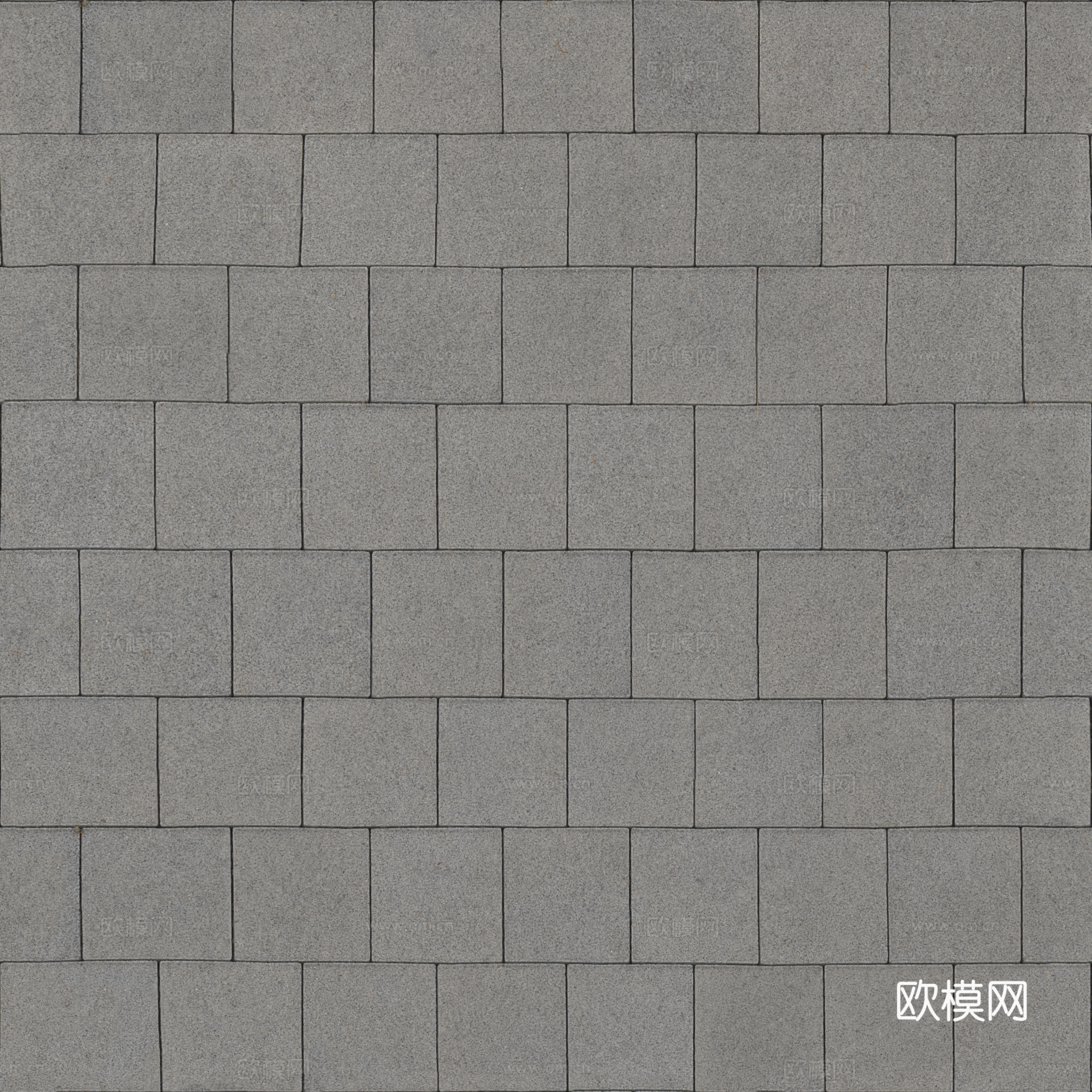 无缝地砖水泥砖铺路砖户外砖广场砖 PBR材质贴图 2k