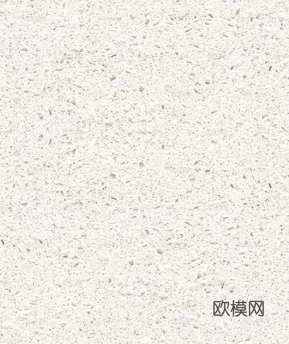 现代极简白色水磨石 白色水磨石 人造石  百搭