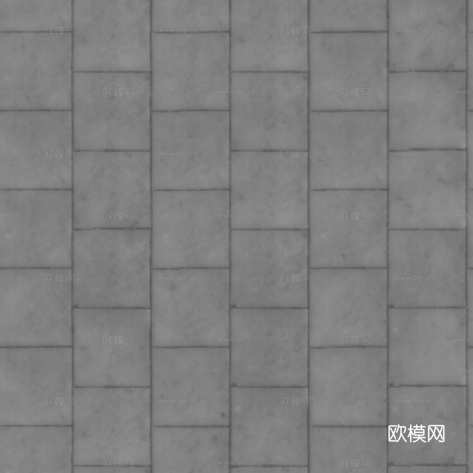无缝地砖石板铺路砖户外砖广场砖 PBR材质贴图 2k