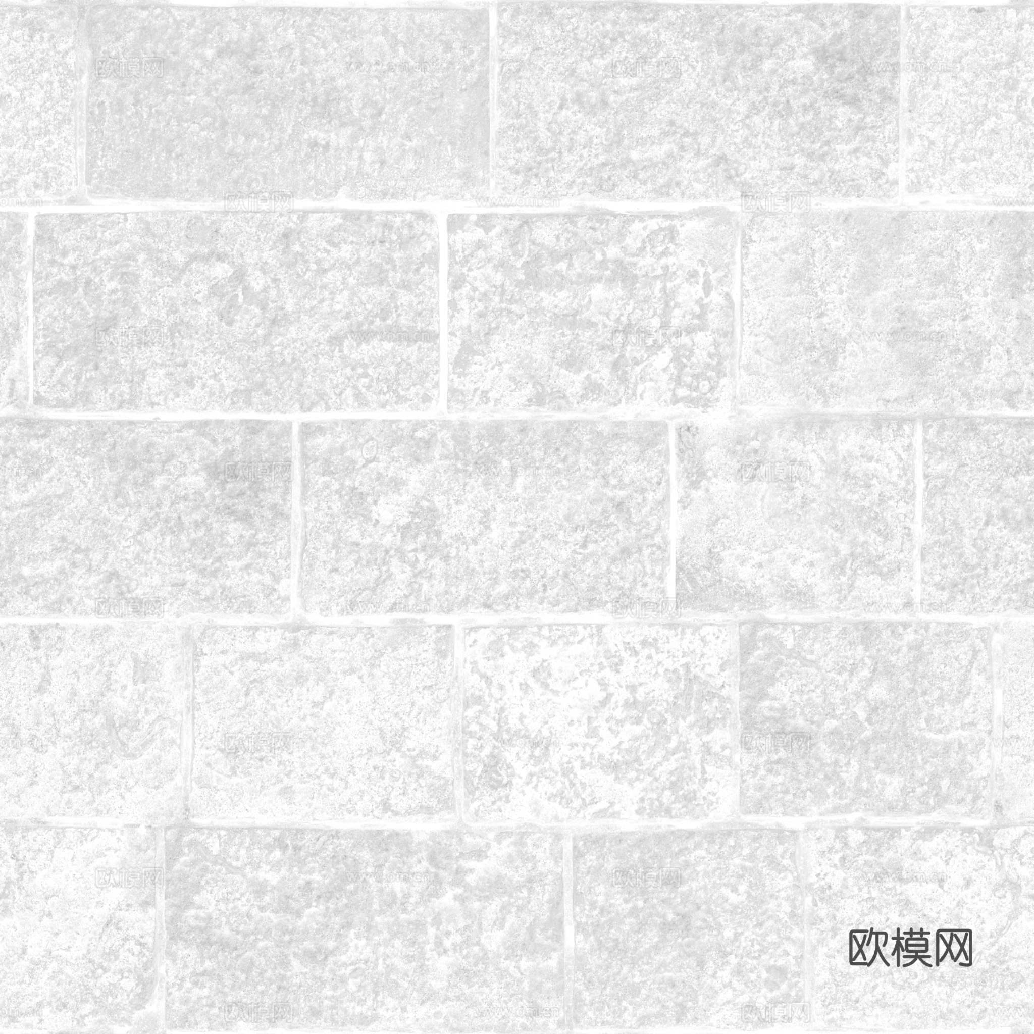 无缝地砖墙砖水泥砖铺路砖户外砖 PBR材质贴图 2k